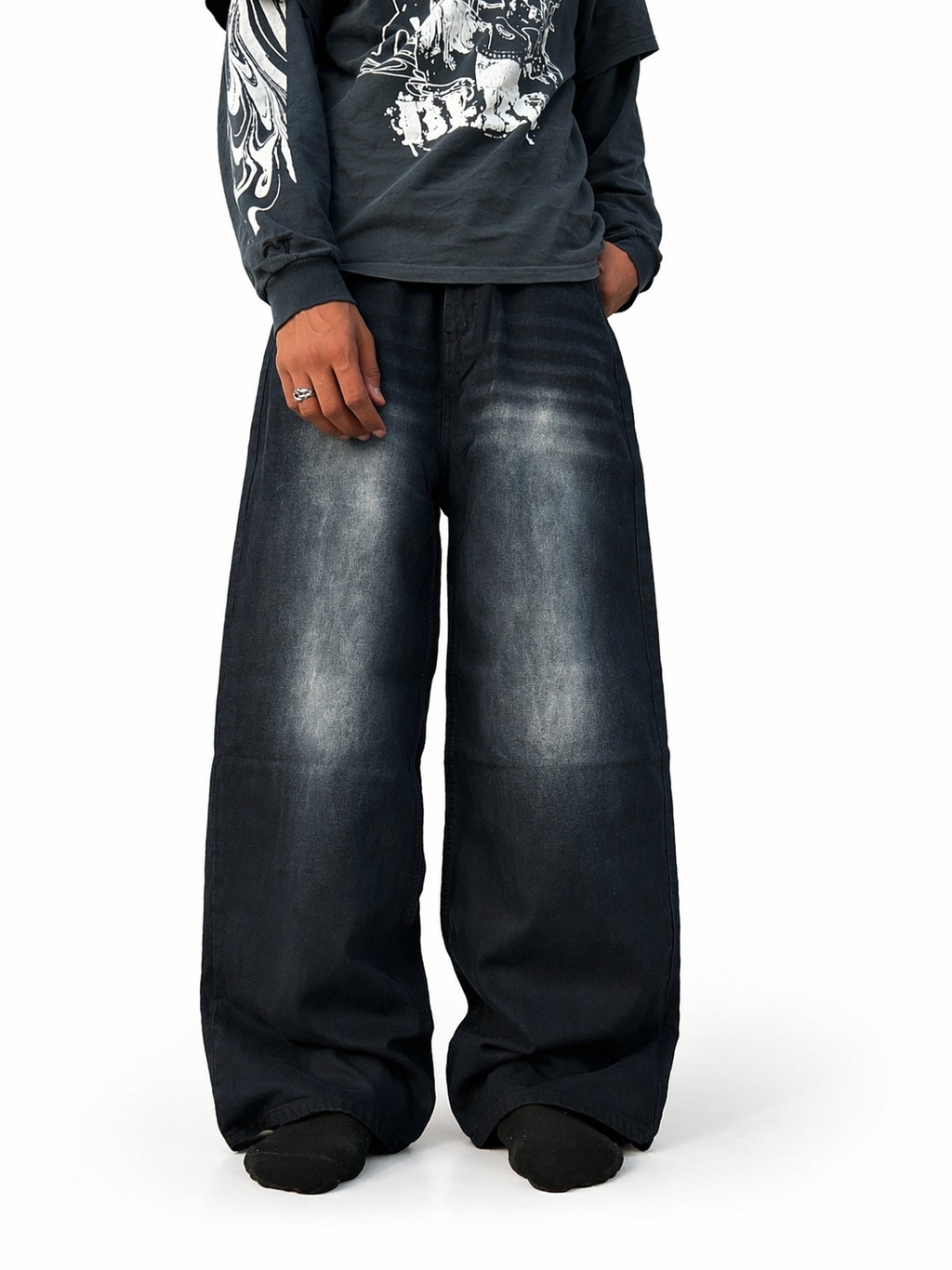 Midnight Fade Ultra Baggy Jeans
