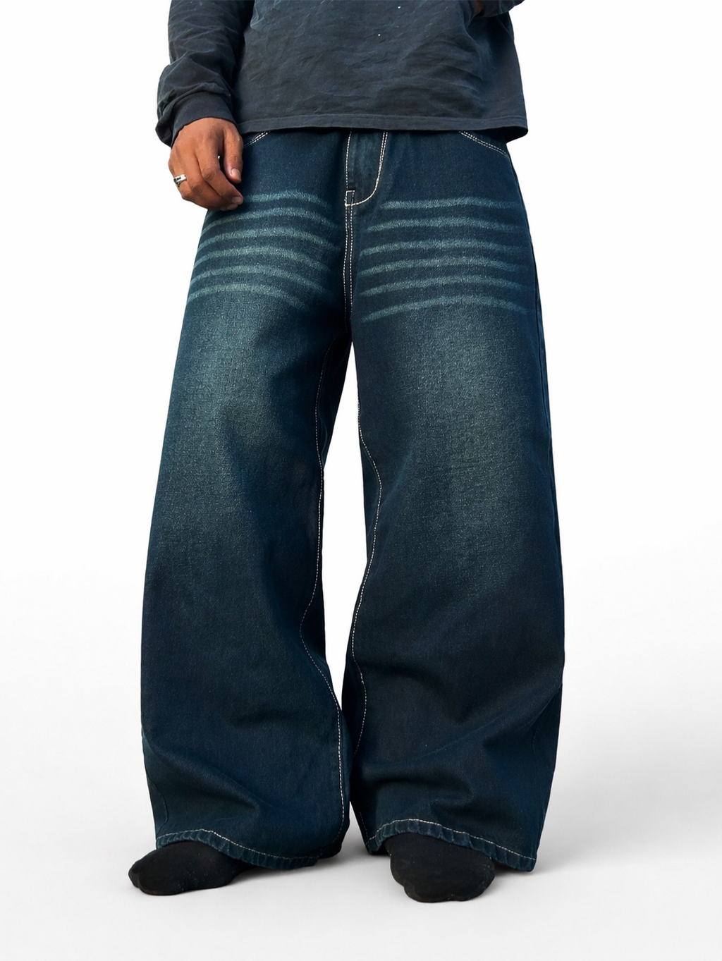 Deep Ocean Ultra Baggy Jeans
