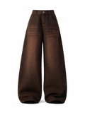 Washed Brown Vintage Baggy Jeans