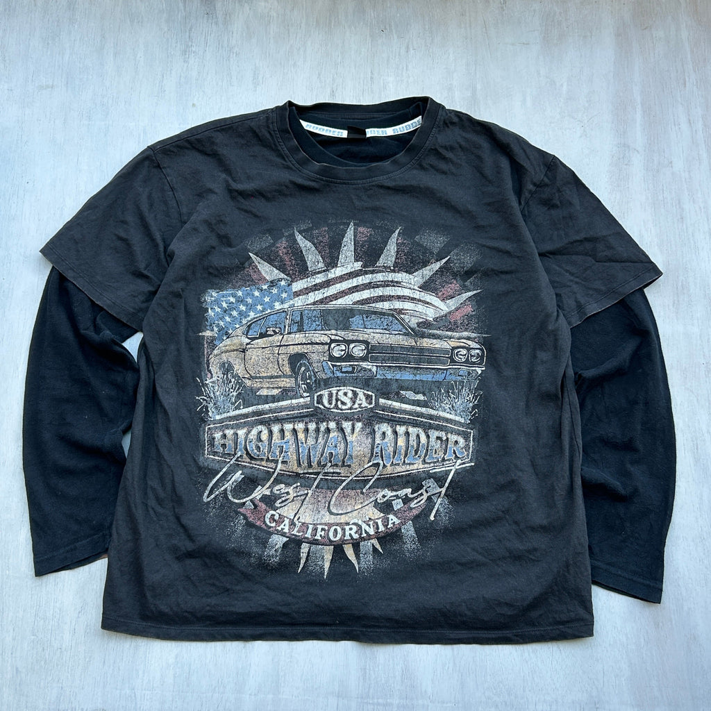 Highway Rider Vintage Graphic Tee