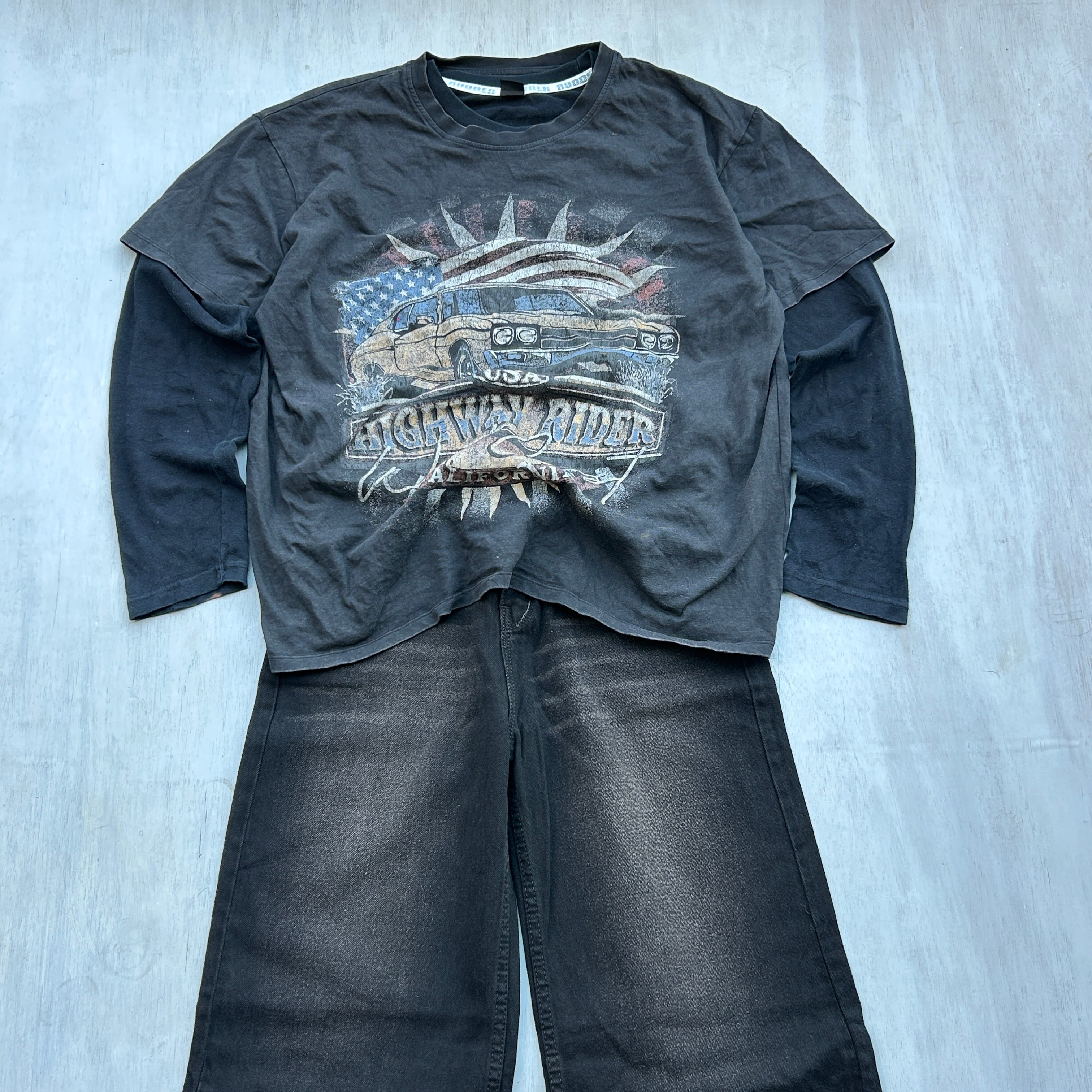 Highway Rider Vintage Graphic Tee