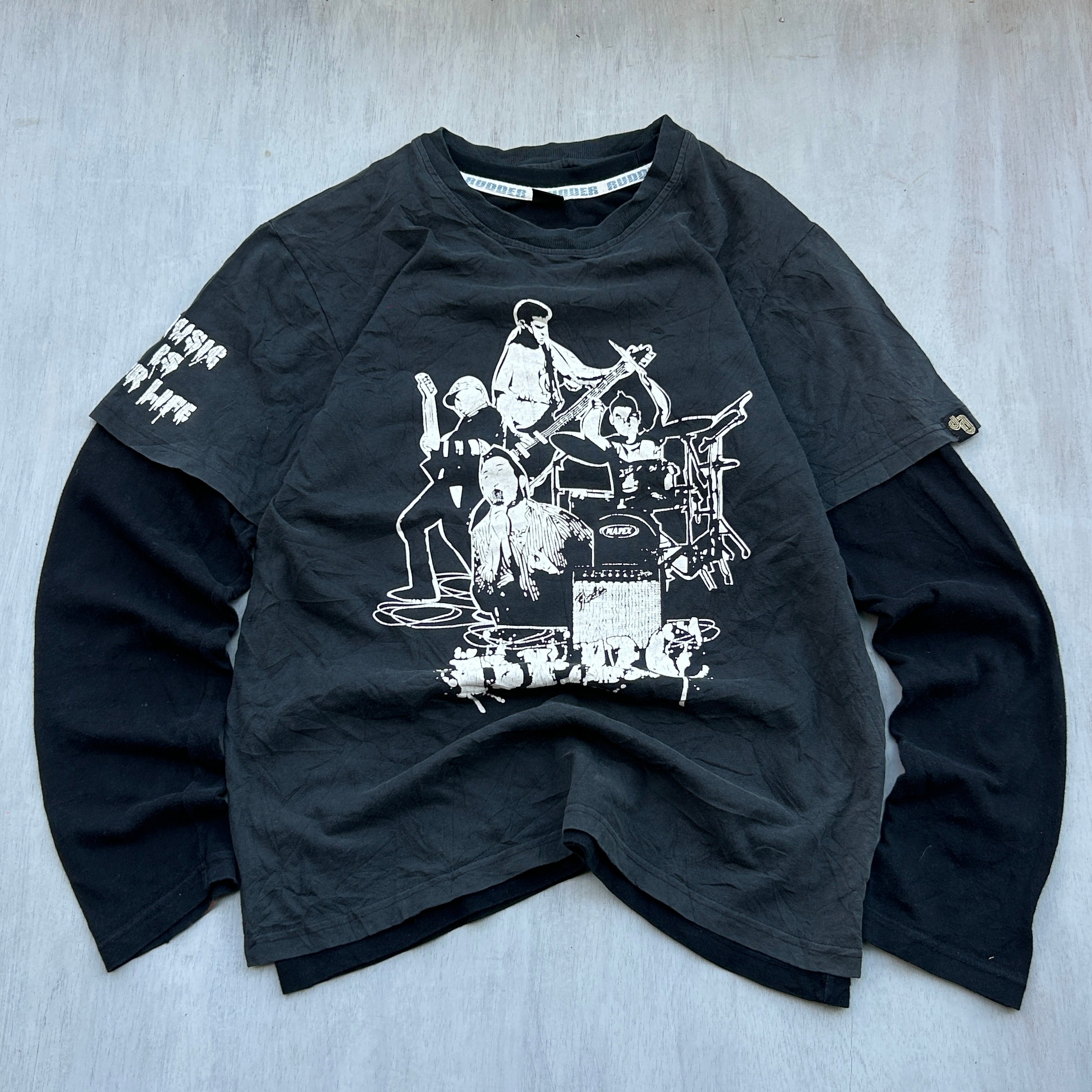 Vintage Rock Band Graphic Tee