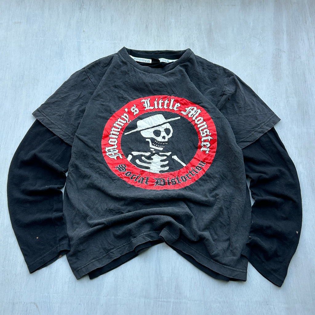 Little Monster Skeleton Graphic Tee