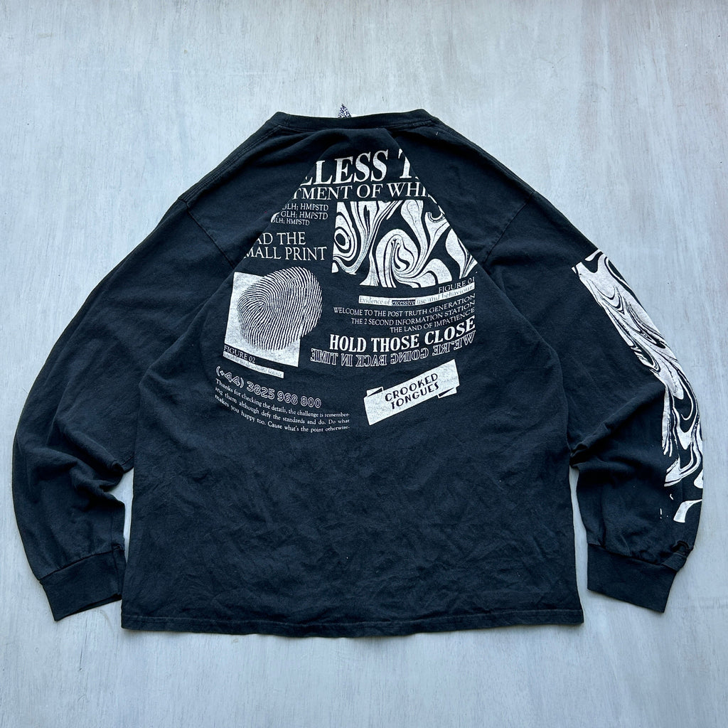 Post-Truth Chaos Graphic Long Sleeve Tee