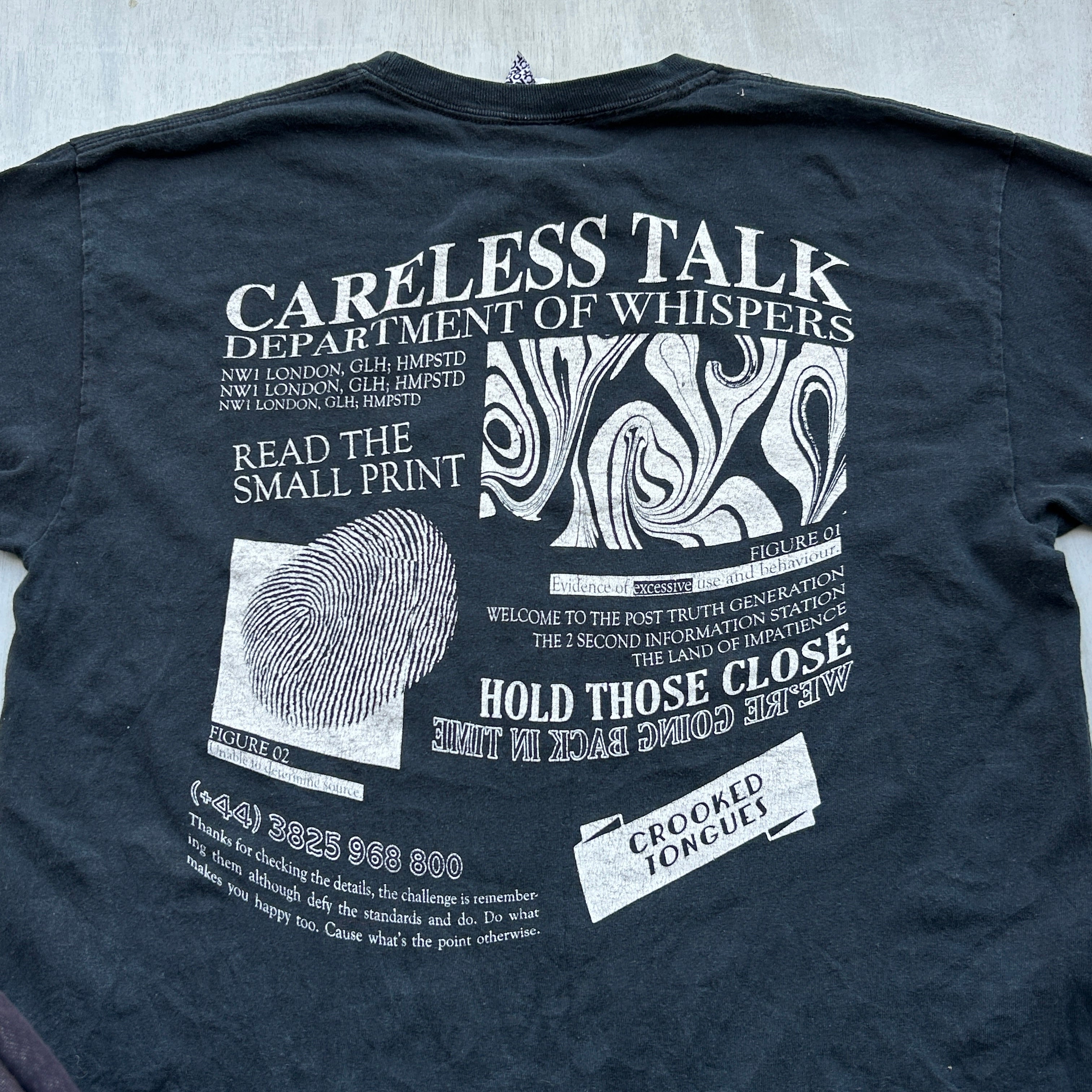 Post-Truth Chaos Graphic Long Sleeve Tee