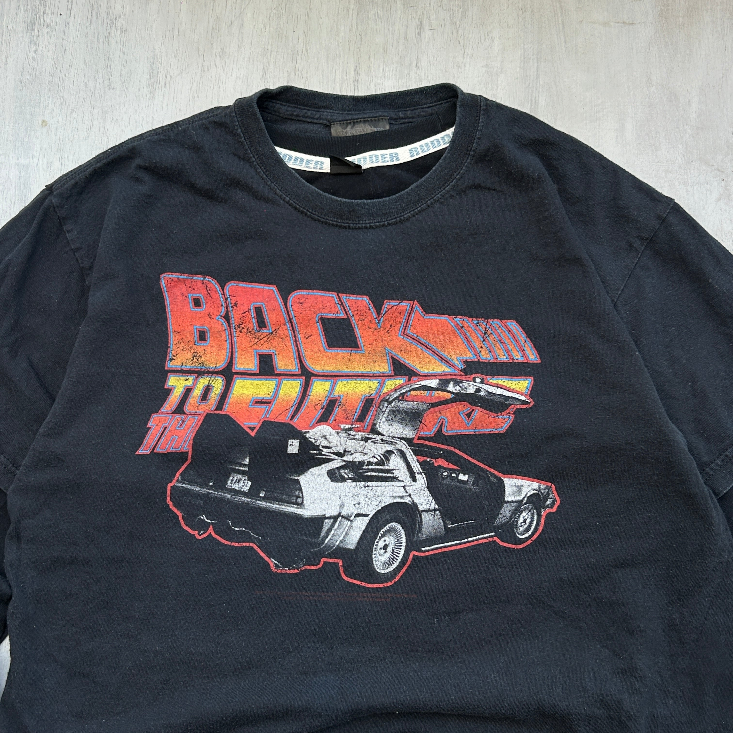 Back to the Future DeLorean Graphic Layered Tee