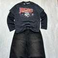 Back to the Future DeLorean Graphic Layered Tee
