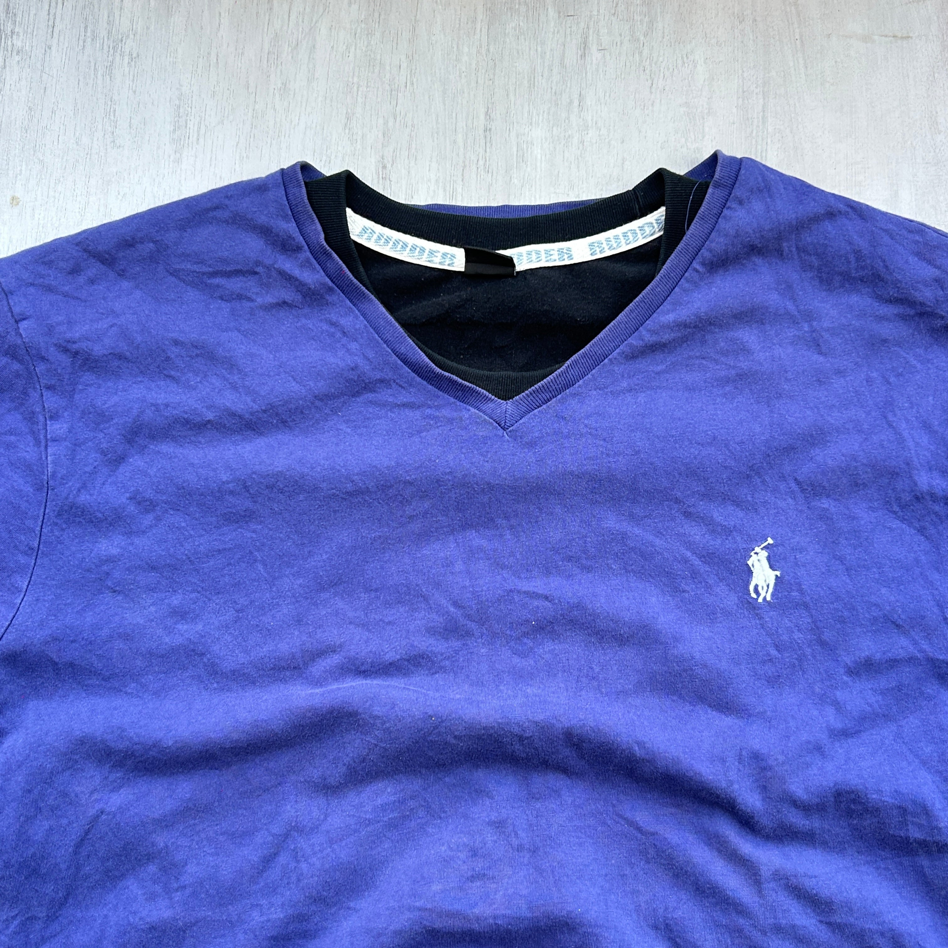 Polo Ralph Lauren V-Neck Royal Blue Tee