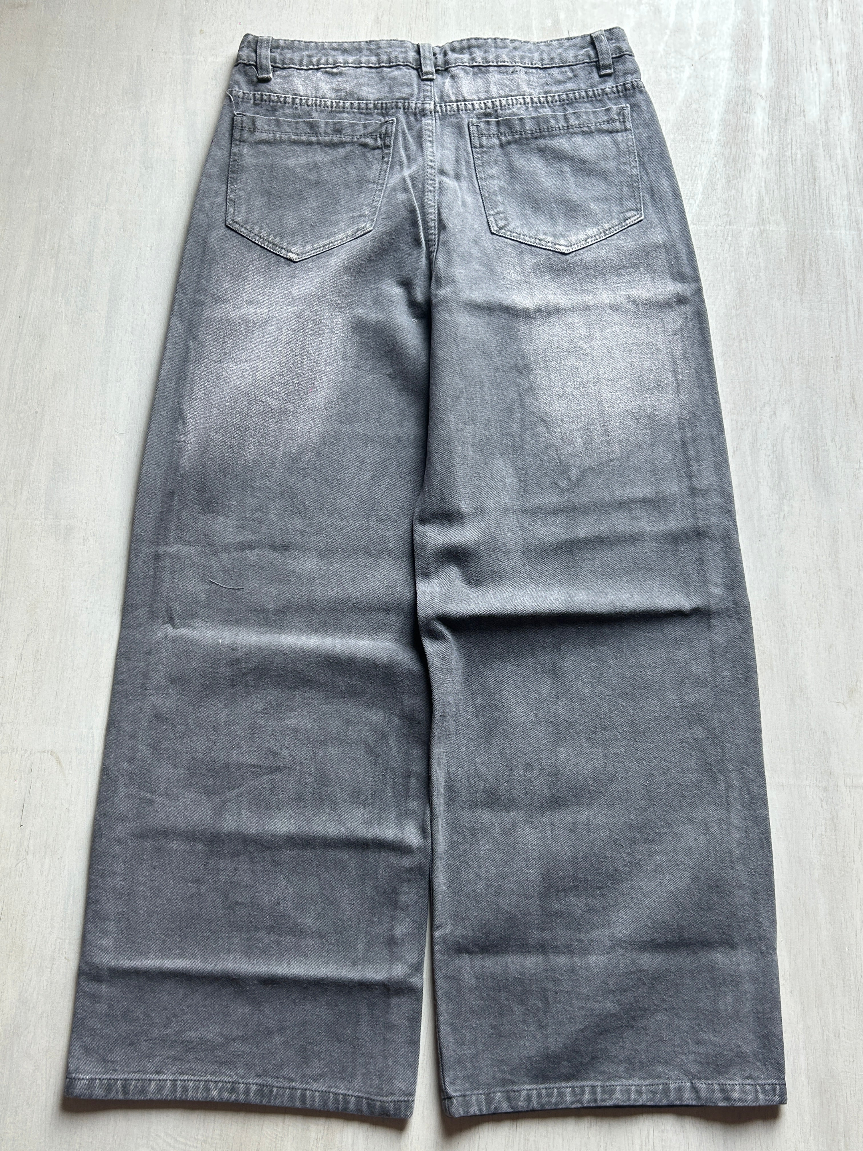 Silver Fade Ultra Baggy Jeans