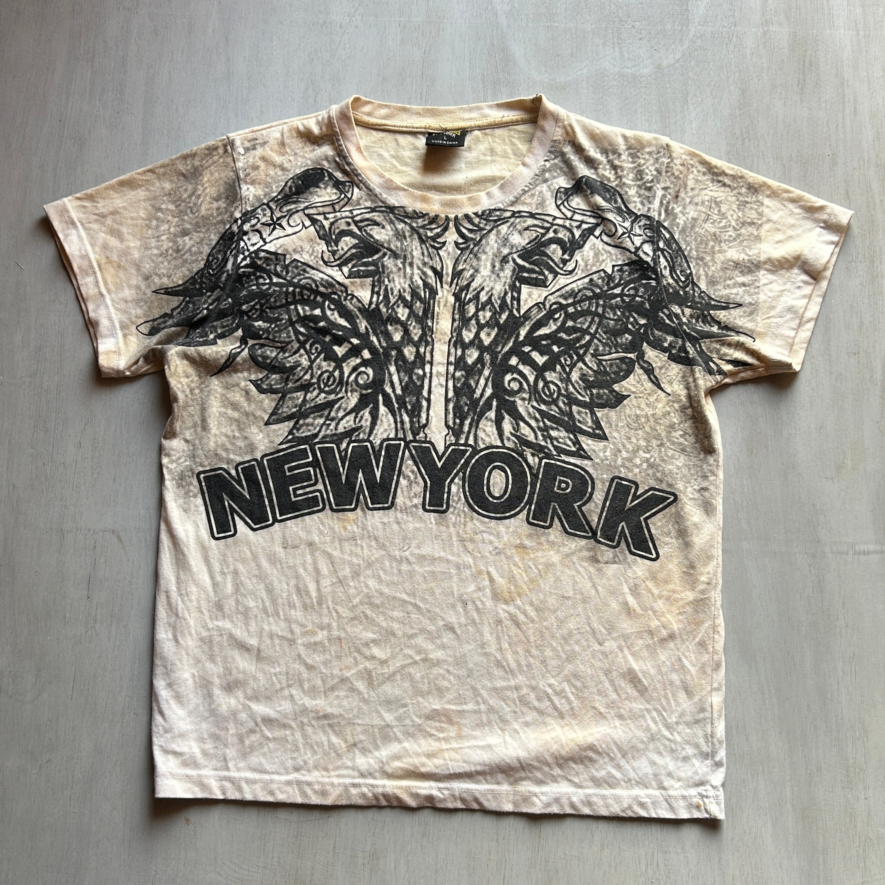 Vintage New York Eagle Graphic Tee
