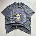 Anaheim Ducks Vintage NHL Graphic Tee (Charcoal Fade)