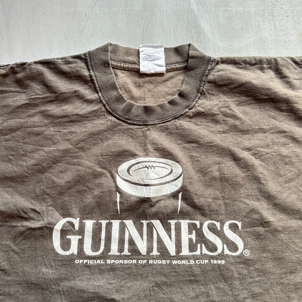 Guinness Rugby Vintage Tee (Washed Brown)