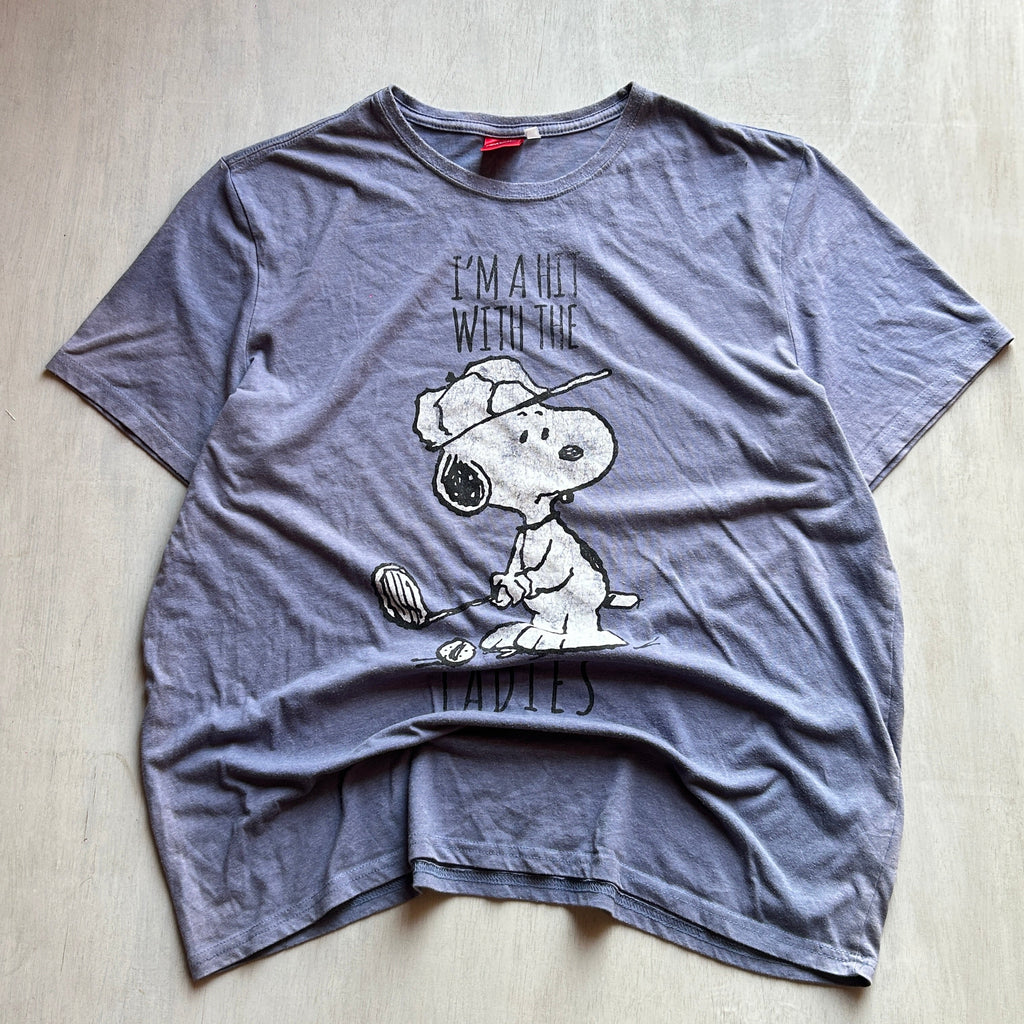 Snoopy Golf Graphic Tee (Vintage Grey)
