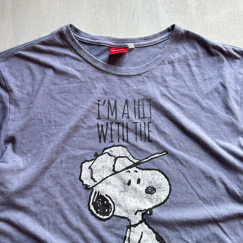 Snoopy Golf Graphic Tee (Vintage Grey)