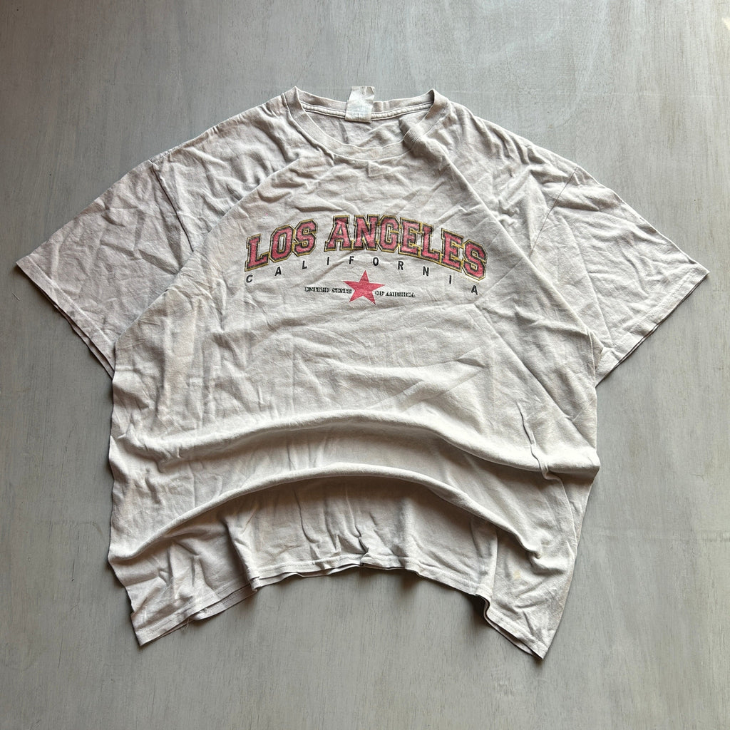 Los Angeles Vintage Graphic Tee (Off-White Fade)