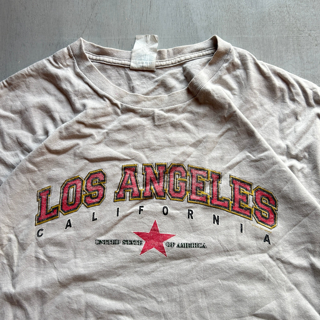 Los Angeles Vintage Graphic Tee (Off-White Fade)