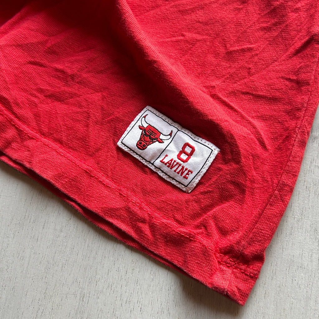 Chicago Bulls Vintage Graphic Tee (Red Fade)