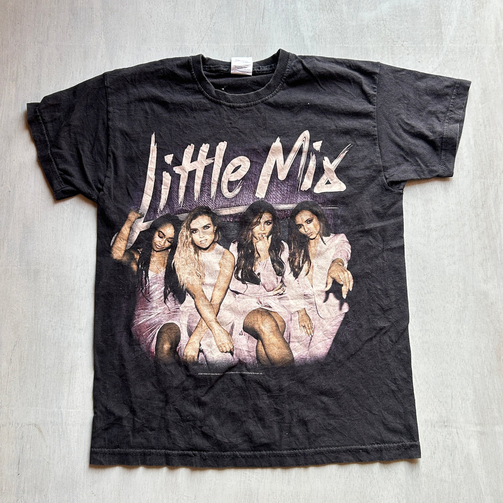 Little Mix Vintage Tour Graphic Tee (Black Fade)