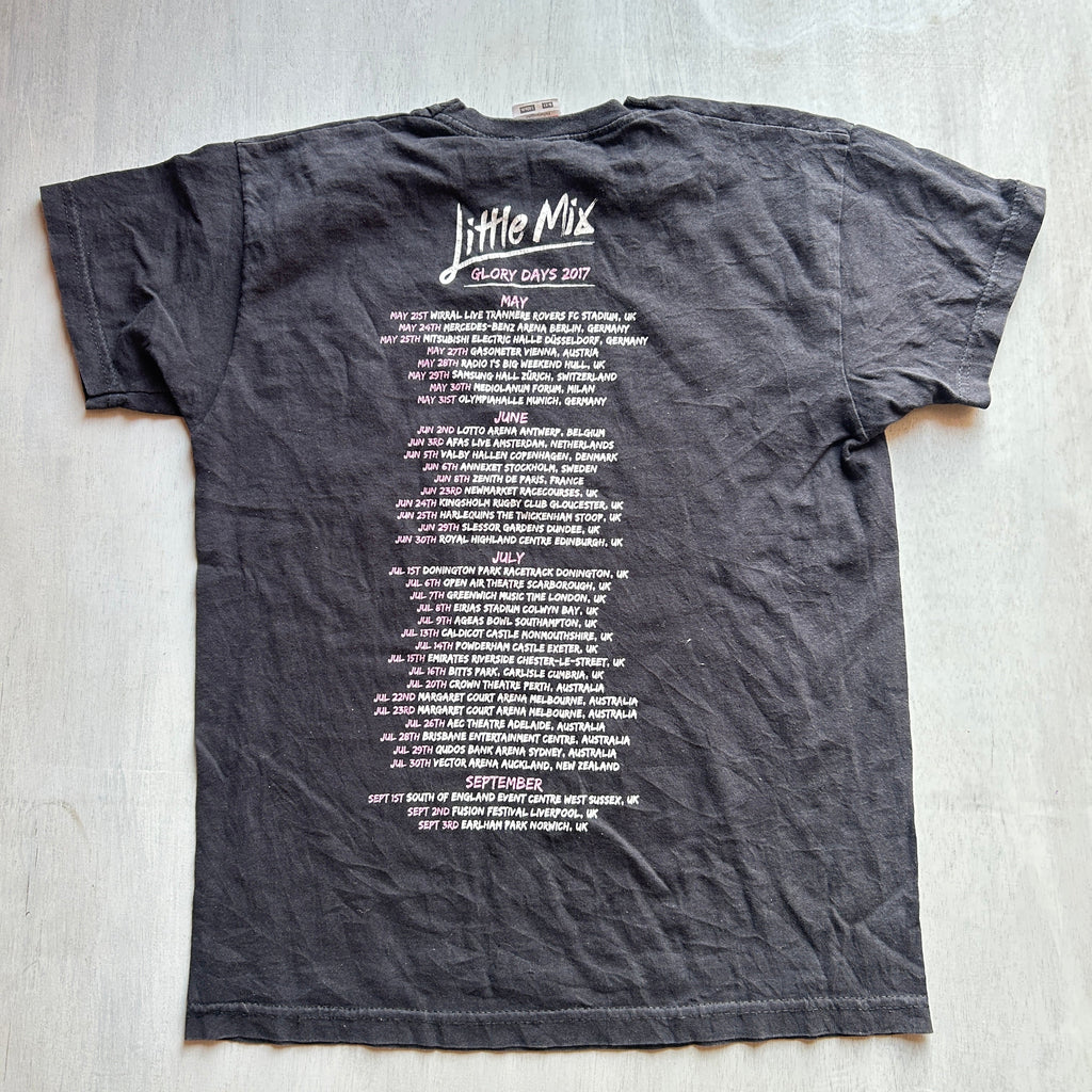 Little Mix Vintage Tour Graphic Tee (Black Fade)