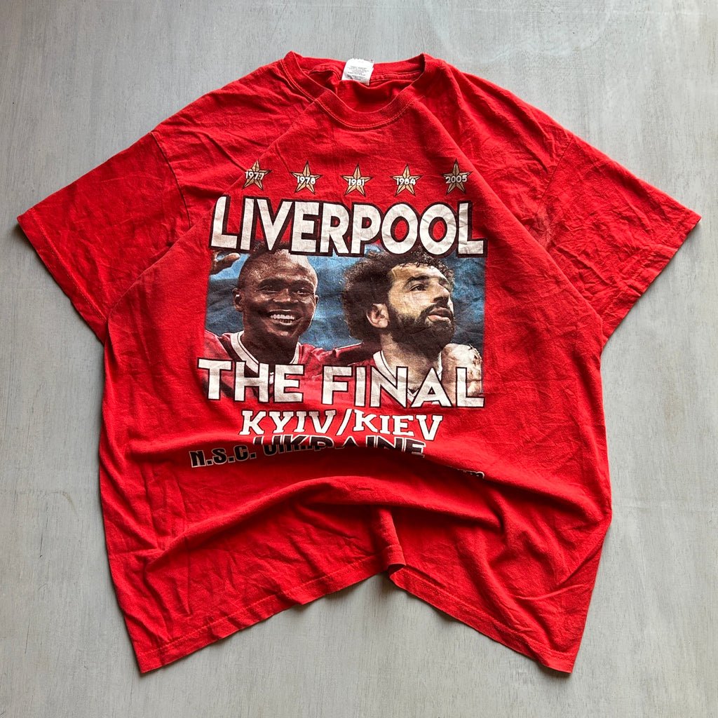 Liverpool Final Kyiv Vintage Tee (Red Fade)