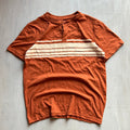 Rust Stripe Henley Tee (Vintage Wash)