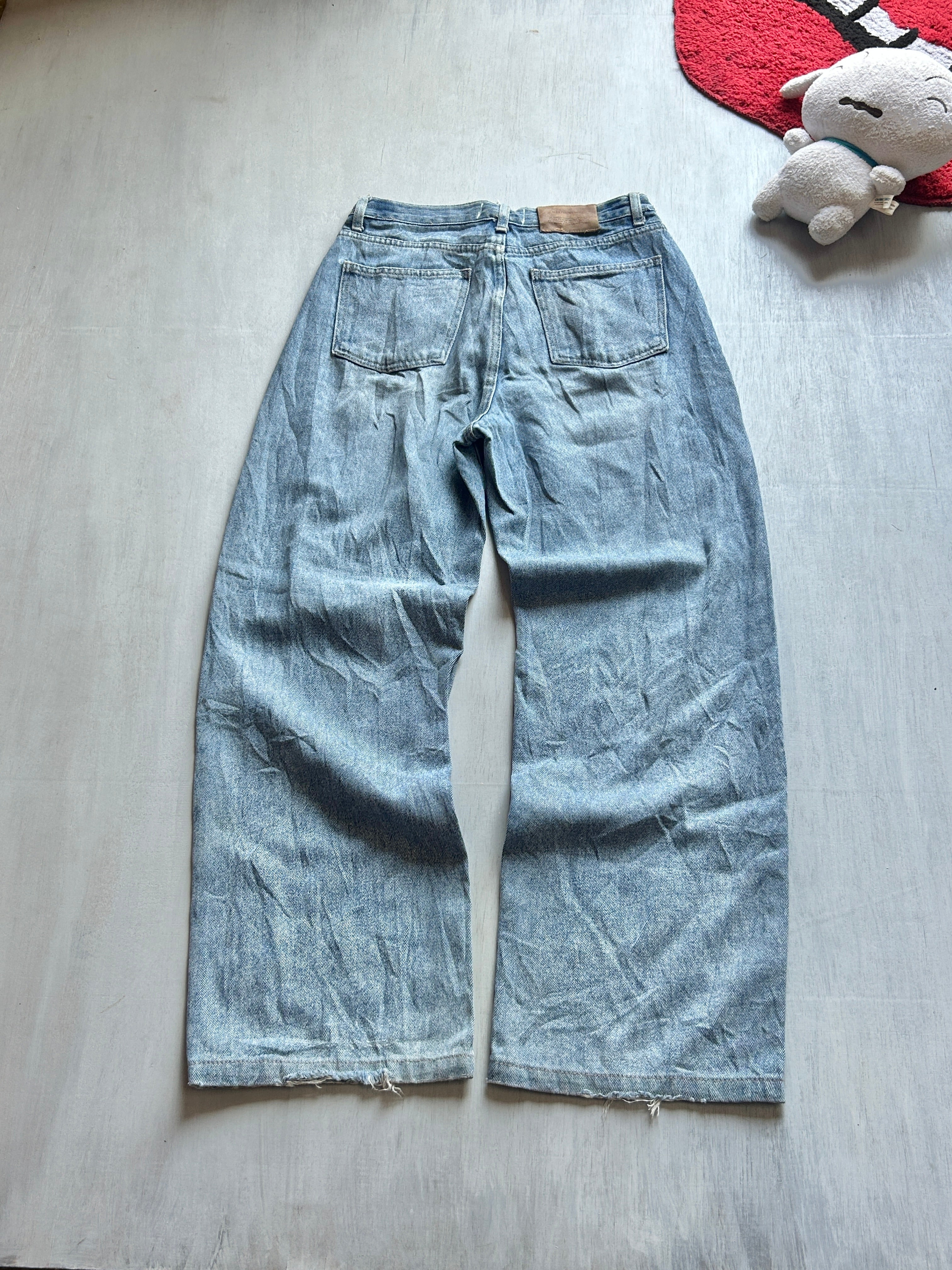 Classic Frost Wide-Leg Denim - (S)