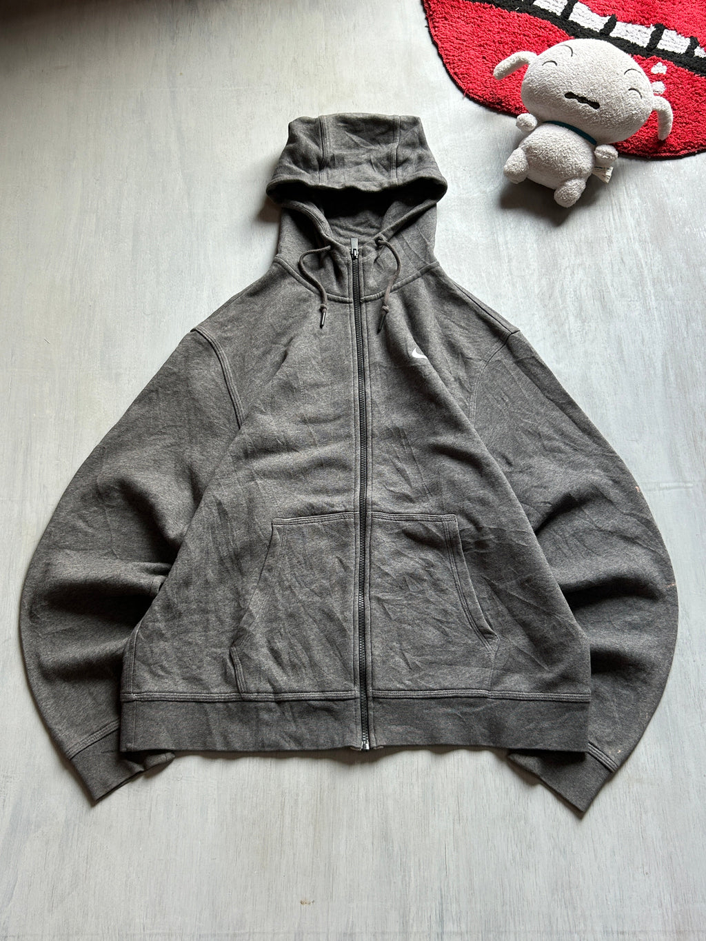 Charcoal Classic Zip Hoodie