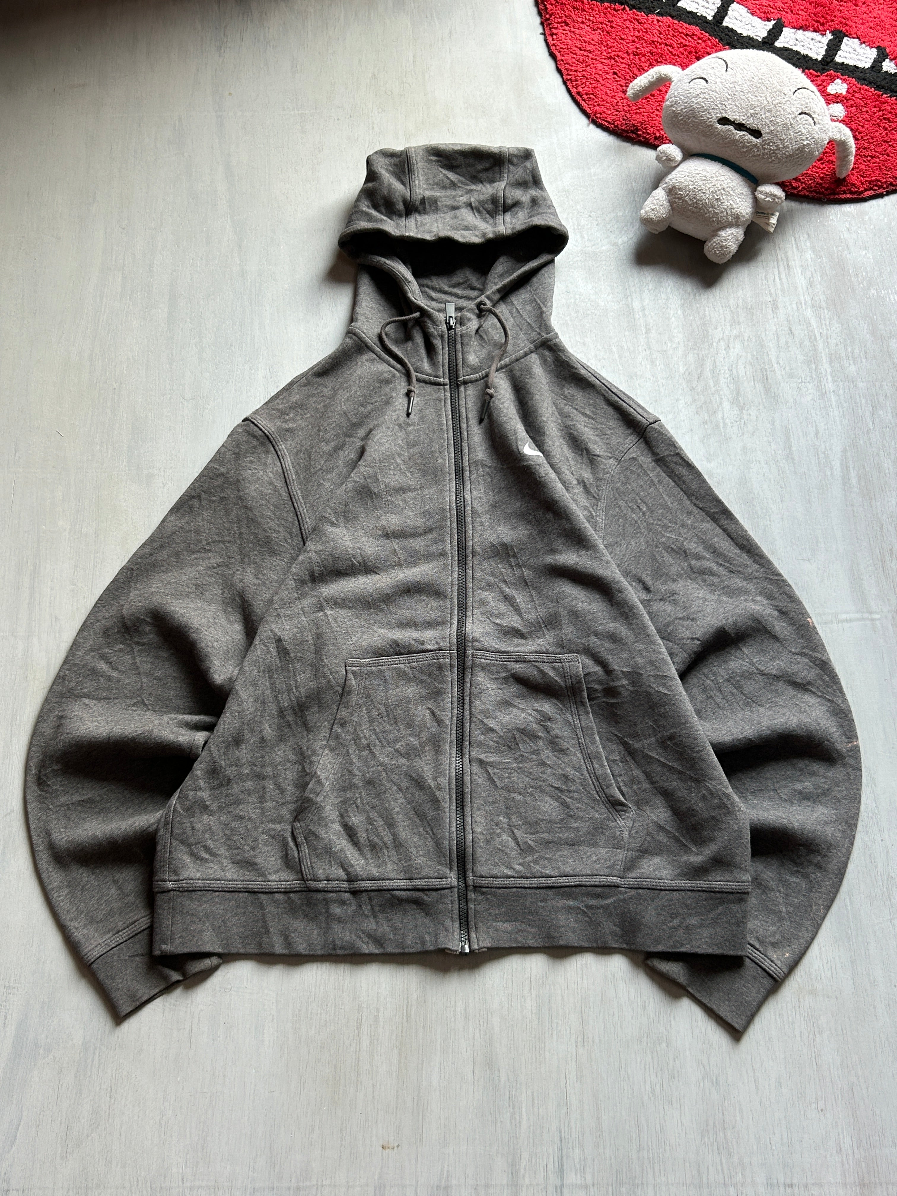 Charcoal Classic Zip Hoodie