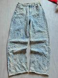 Frost Fade Baggy Denim - (XS)