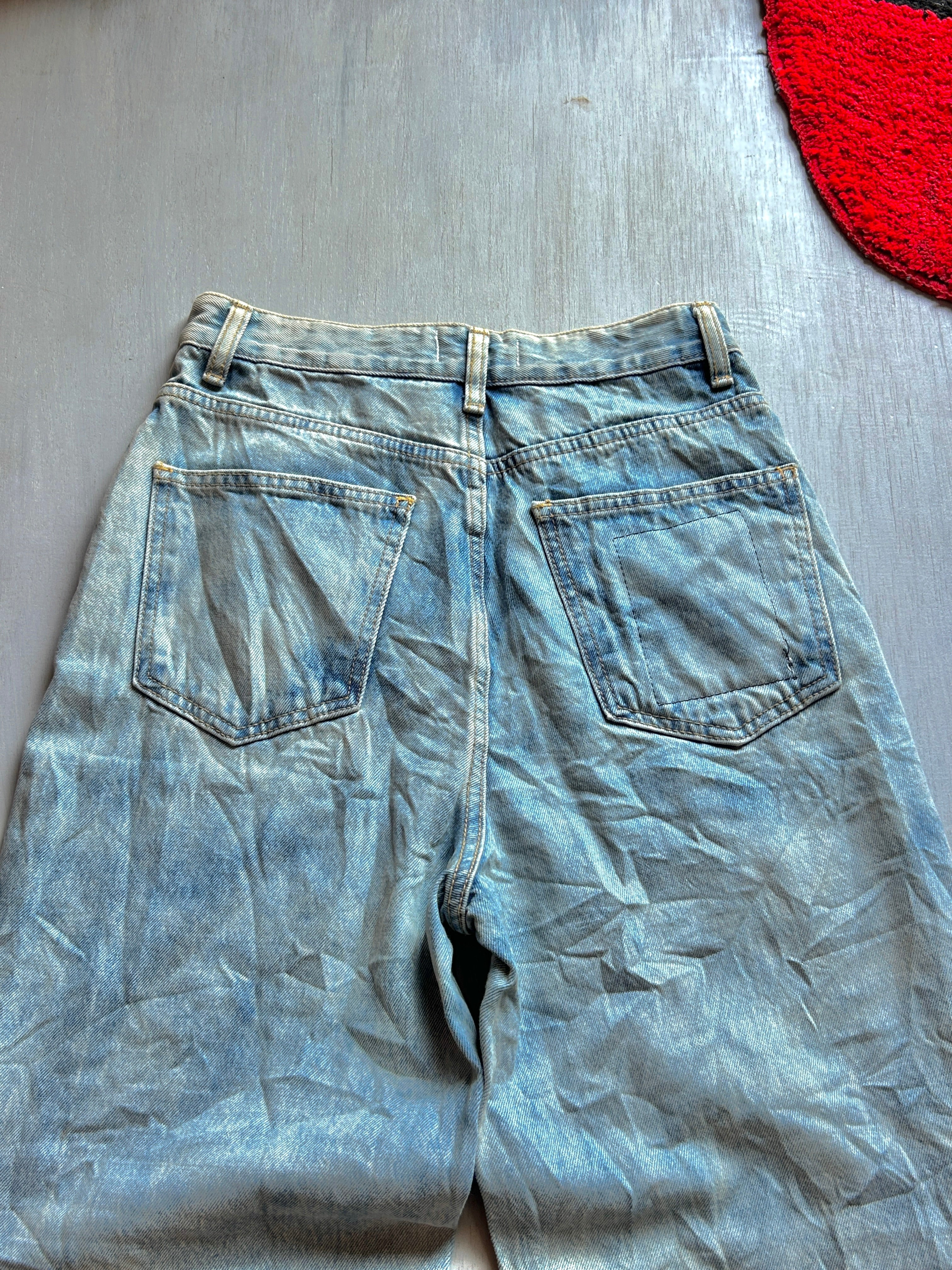 Frost Fade Baggy Denim - (XS)