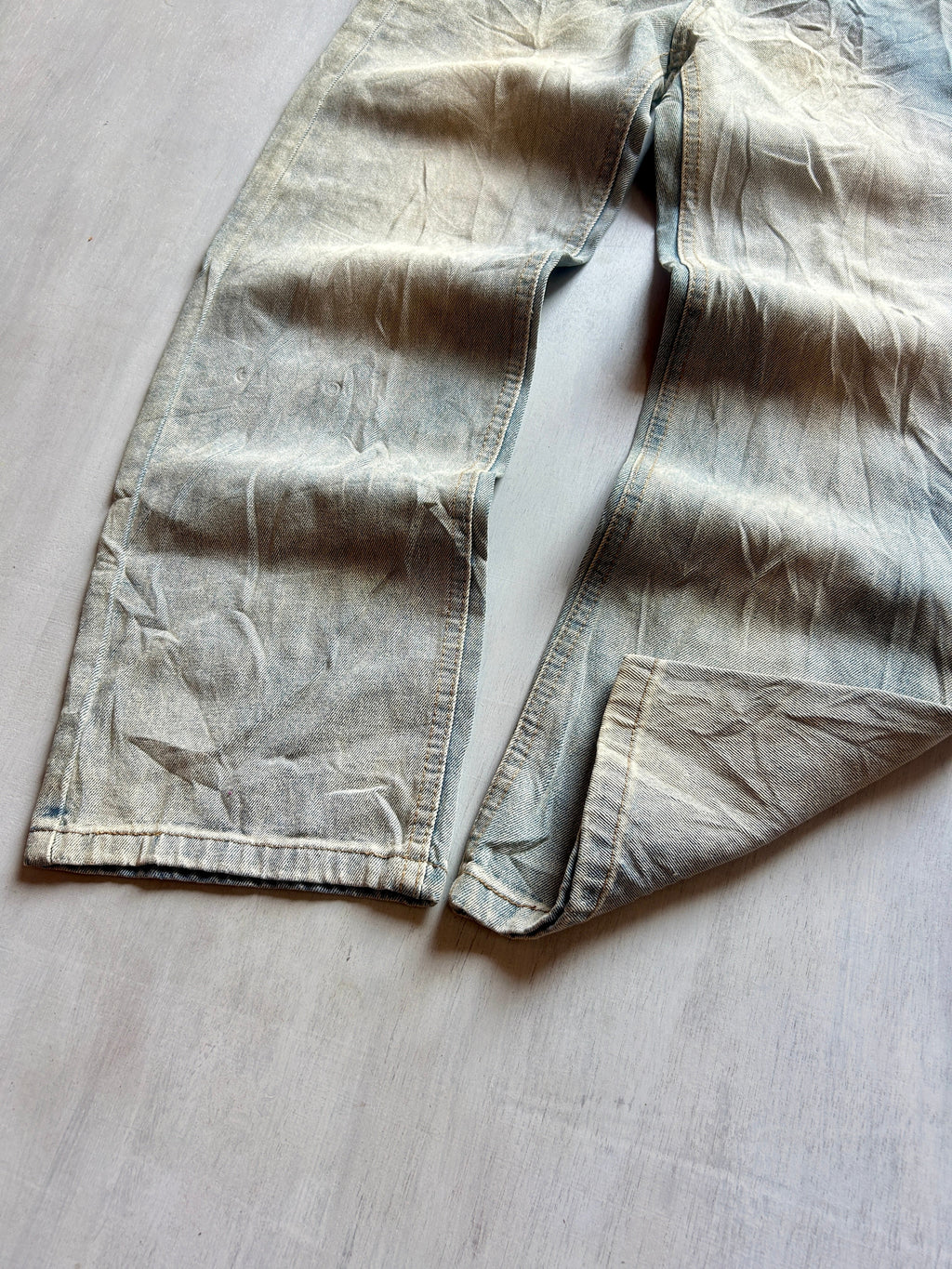 Sand Fade Vintage Baggy Denim - (XS)