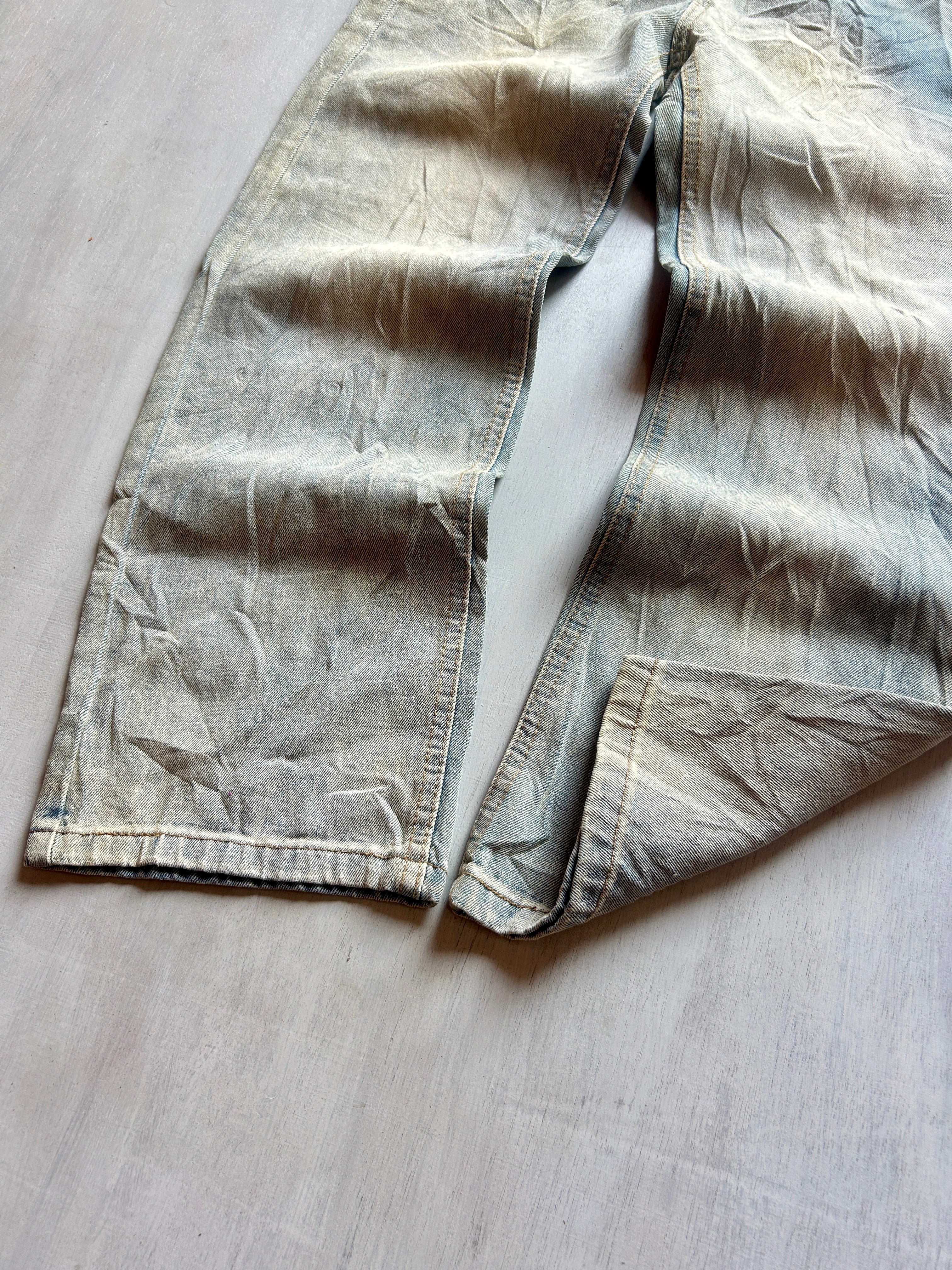 Sand Fade Vintage Baggy Denim - (XS)