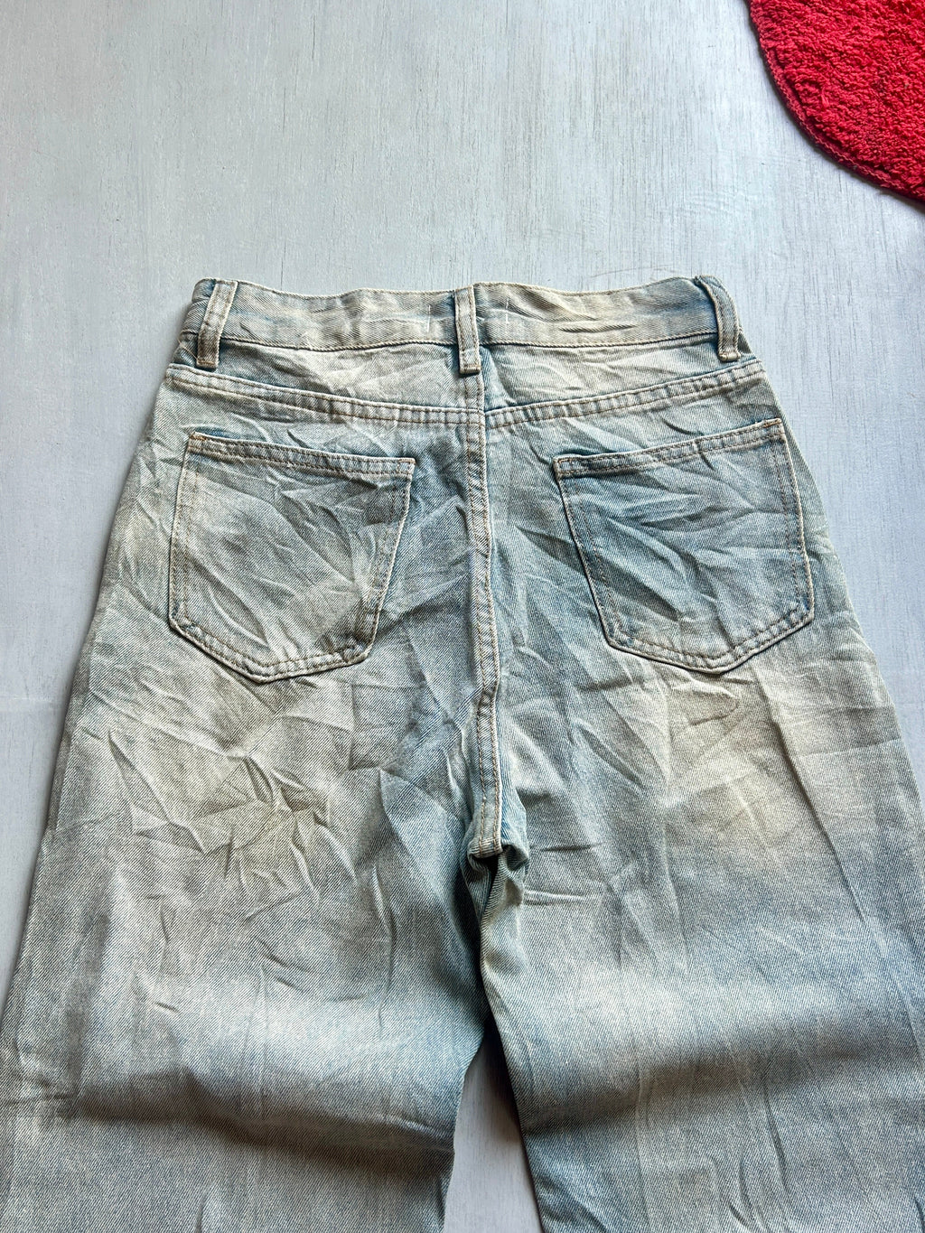 Sand Fade Vintage Baggy Denim - (XS)