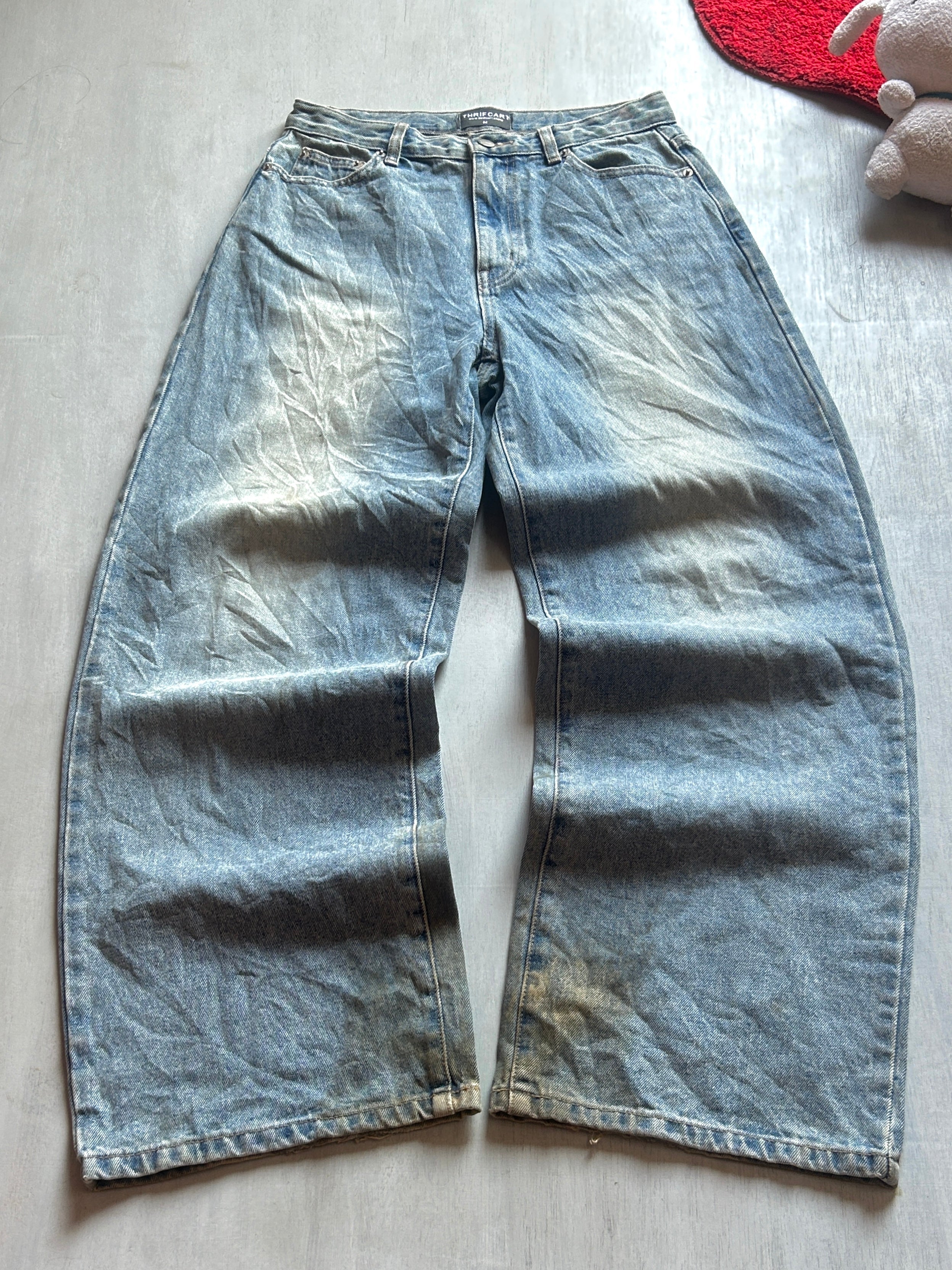 Ice Wash Vintage Baggy Denim - (M)