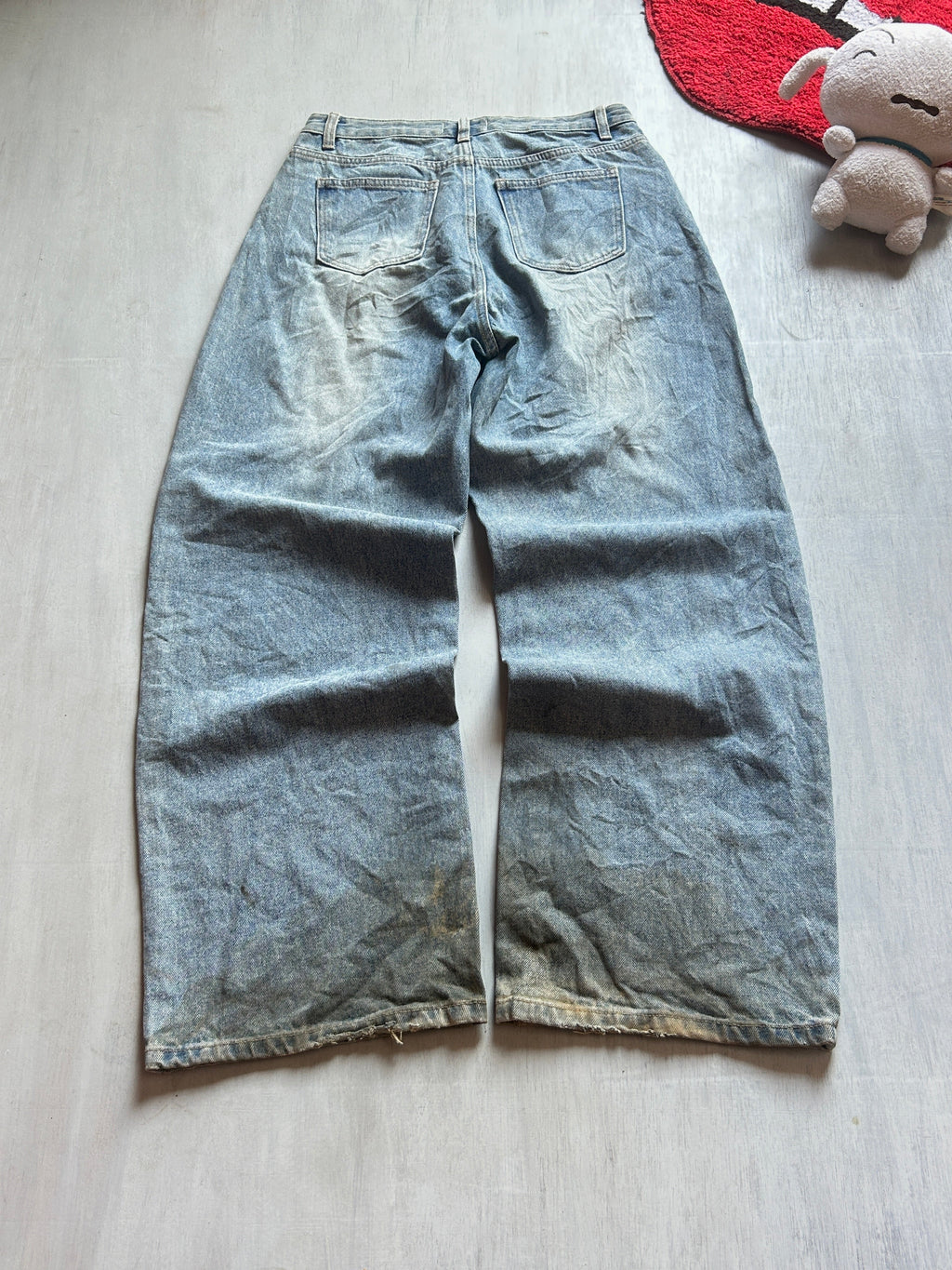 Ice Wash Vintage Baggy Denim - (M)