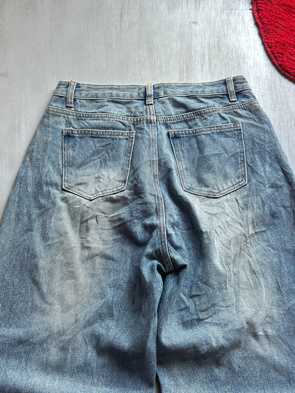 Ice Wash Vintage Baggy Denim - (M)
