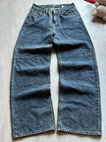 Midnight Wash Baggy Denim - (S)