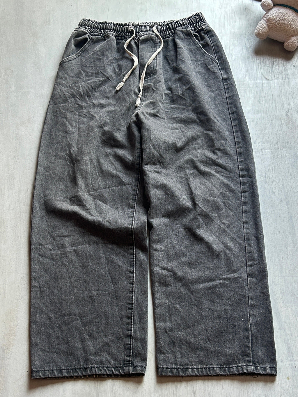 Shadow Relaxed Drawstring Denim - (S-XL)