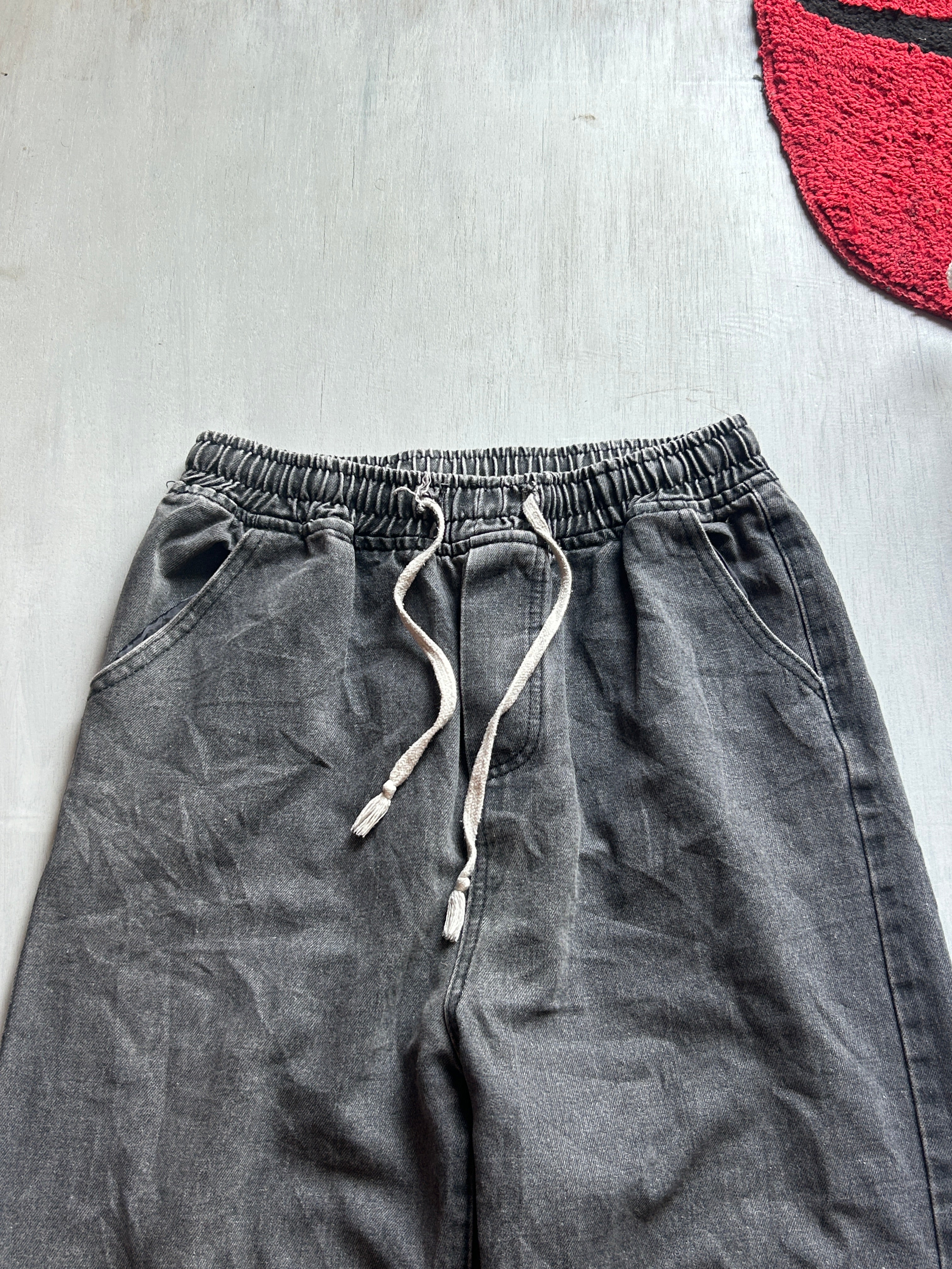 Shadow Relaxed Drawstring Denim - (S-XL)