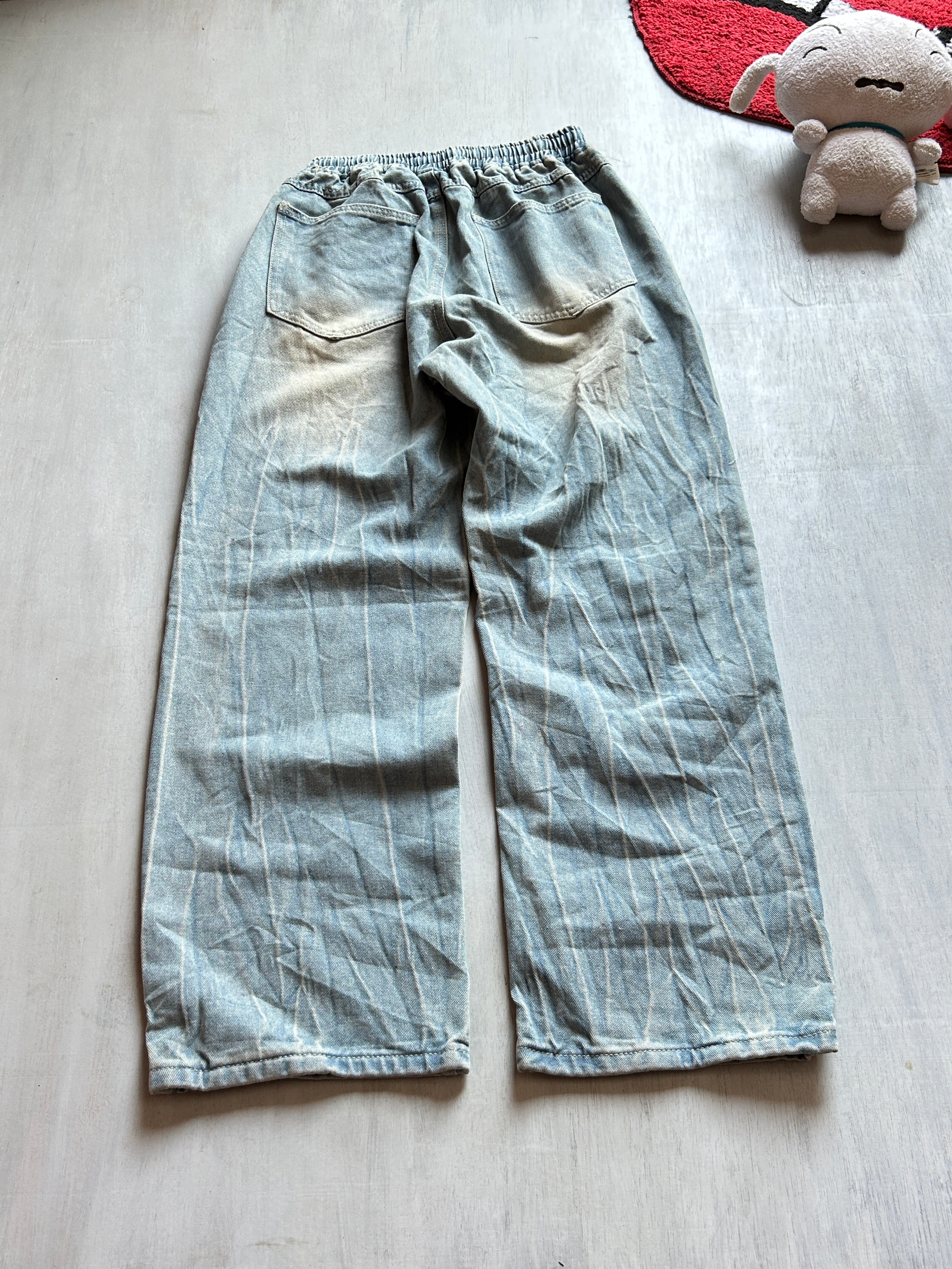 Cloud Wash Drawstring Denim - (XS-L)