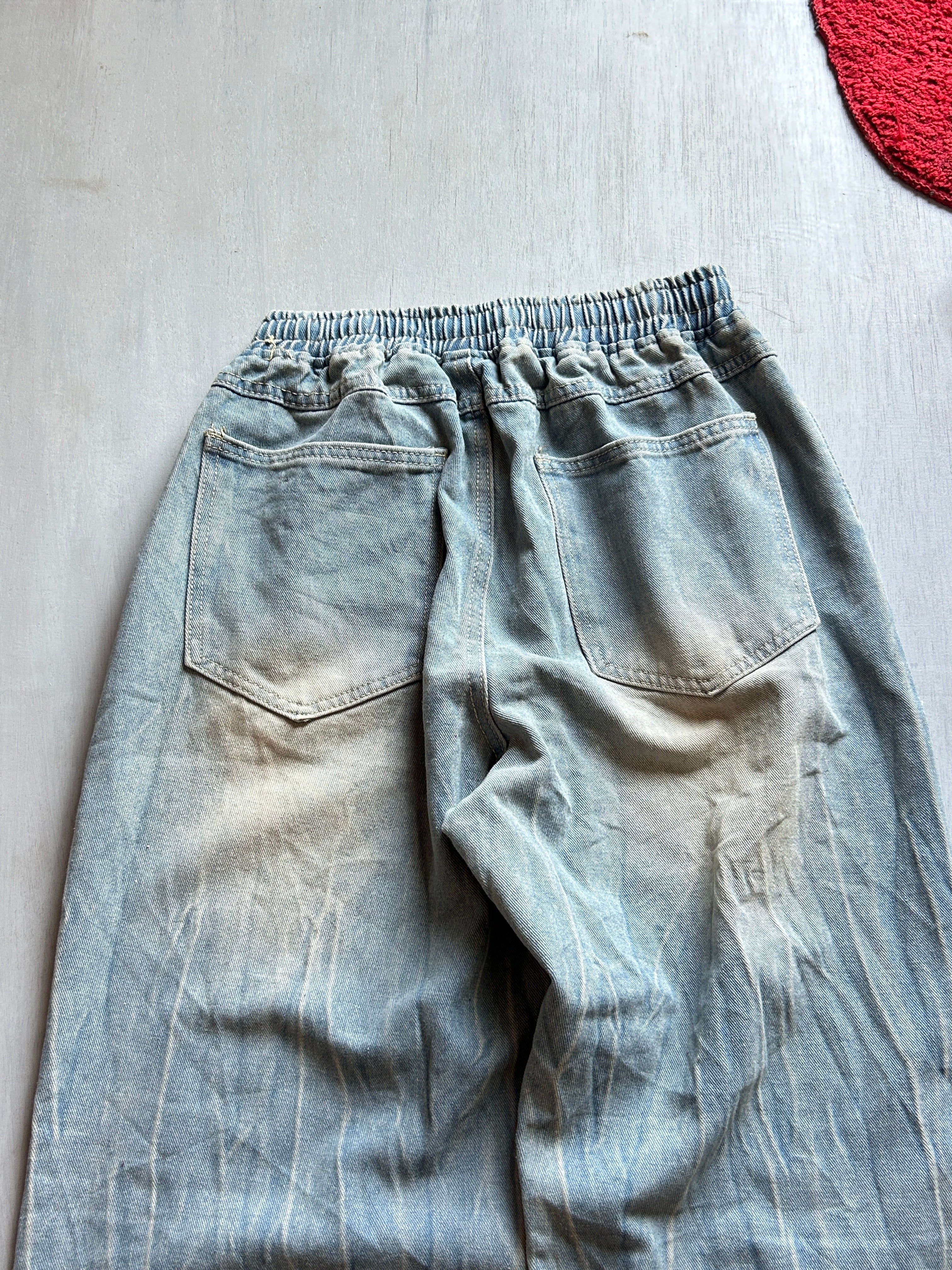 Cloud Wash Drawstring Denim - (XS-L)