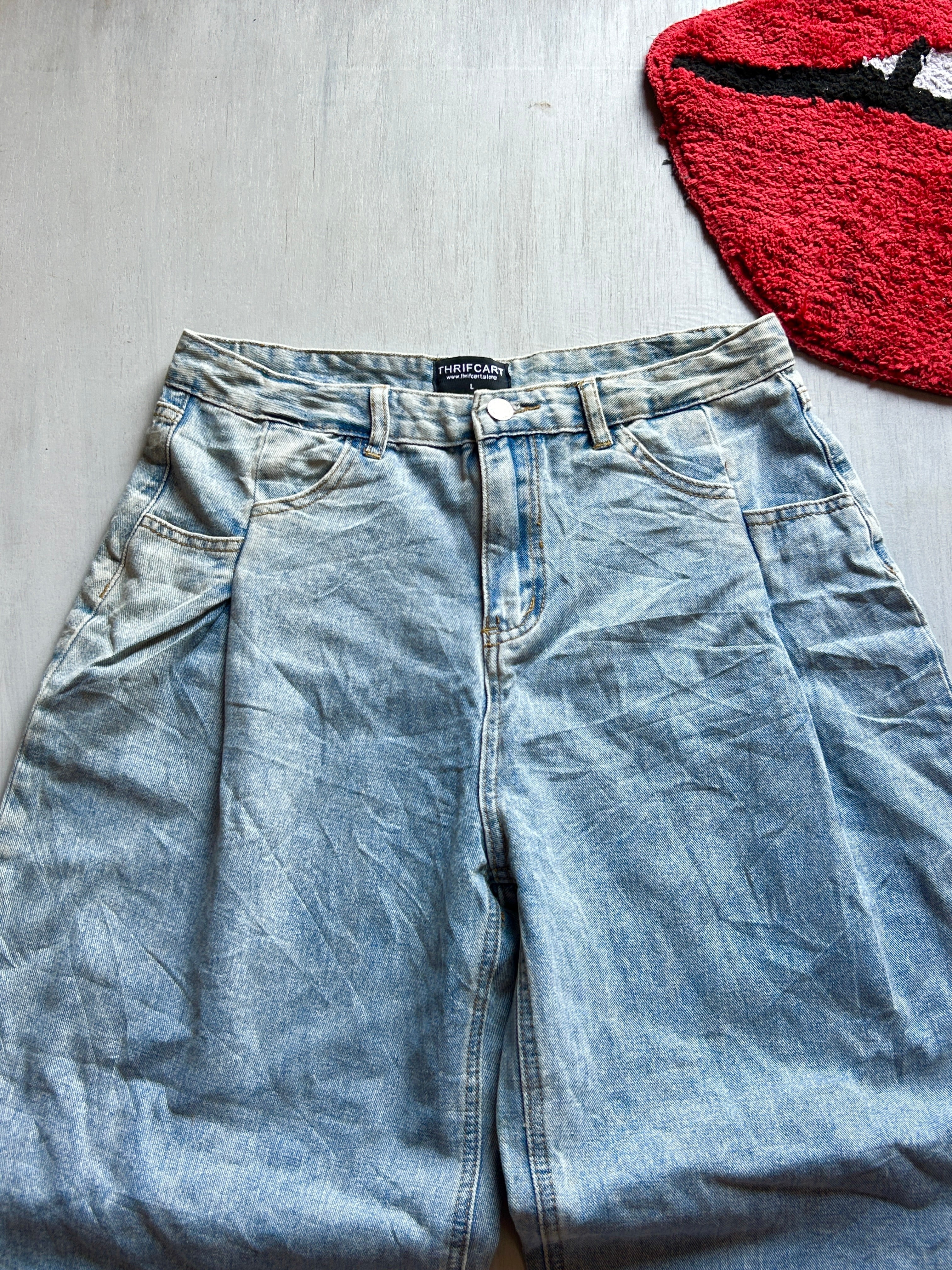 Dust Wash Baggy Denim - (L)