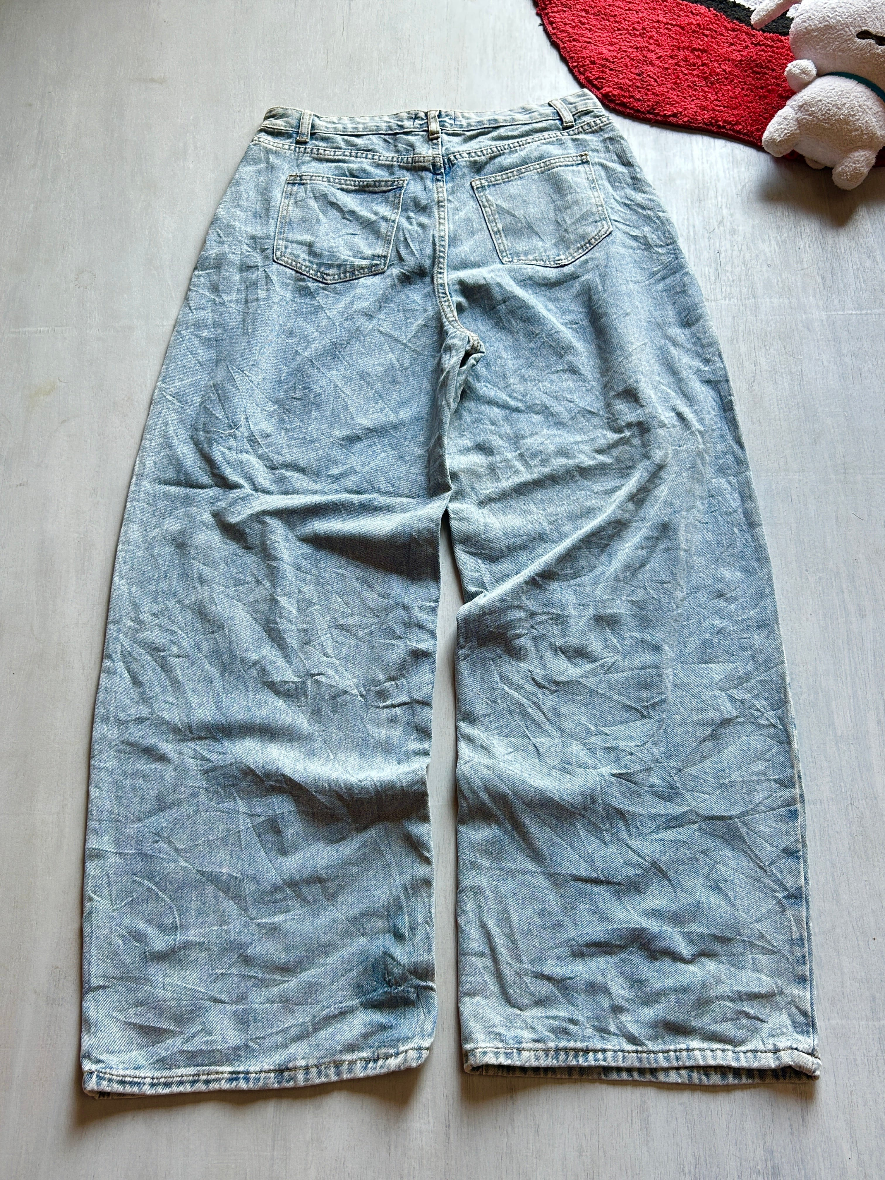Dust Wash Baggy Denim - (L)