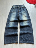 Midnight Fade Baggy Denim- (XXS)