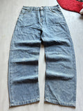 Steel Wash Baggy Denim - (L)