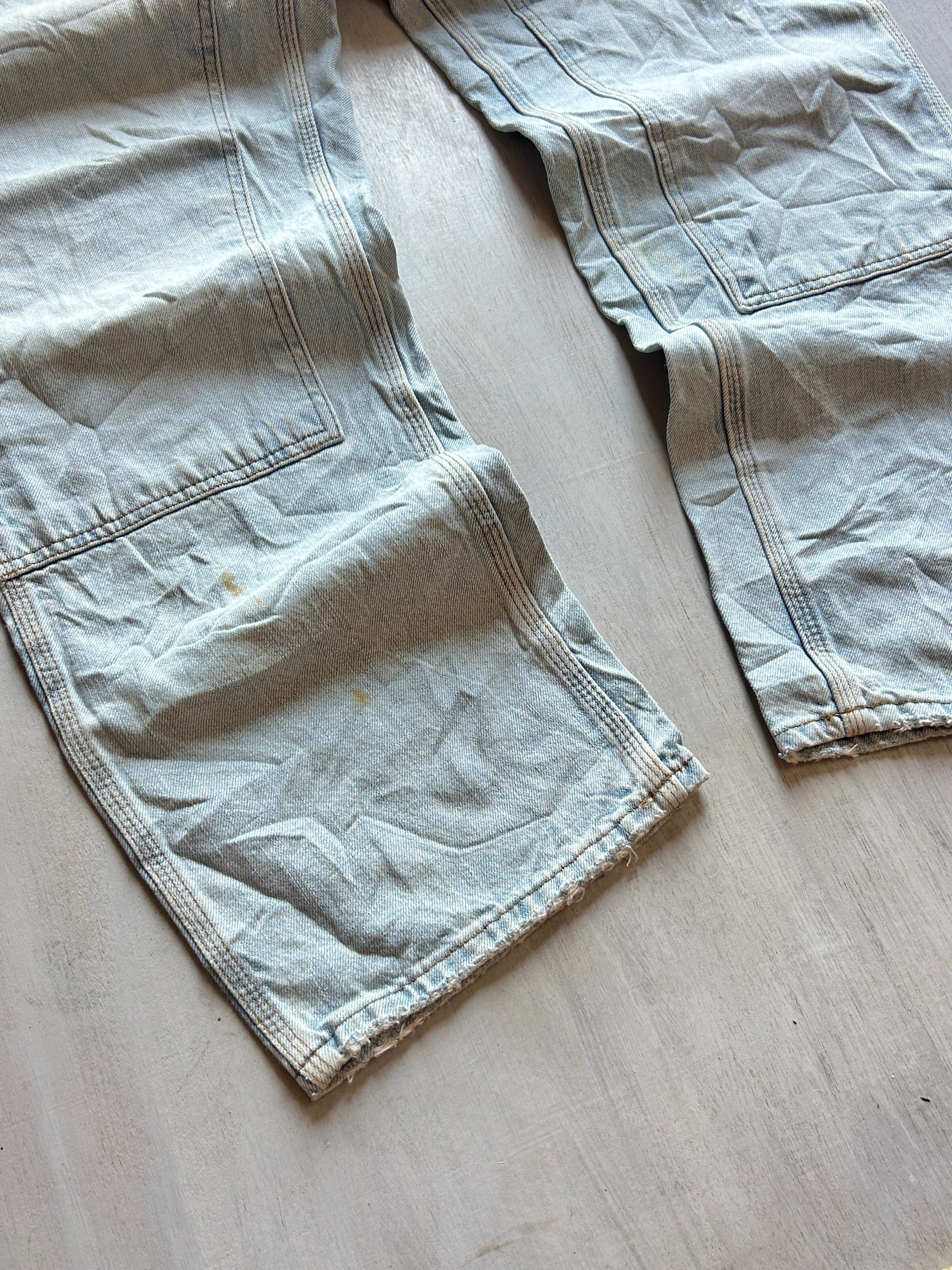 ZARA Double knee jean - (L)