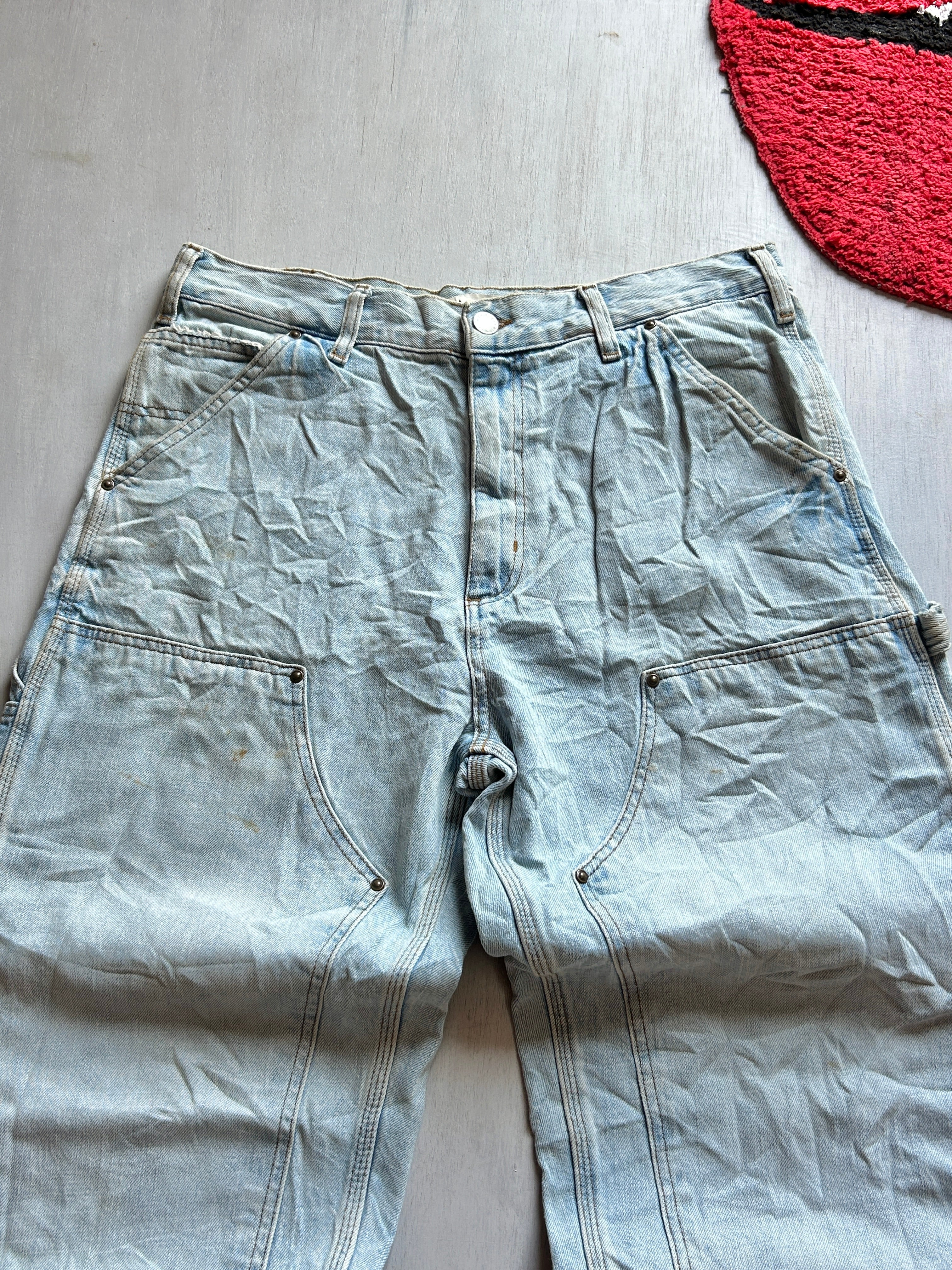 ZARA Double knee jean - (L)