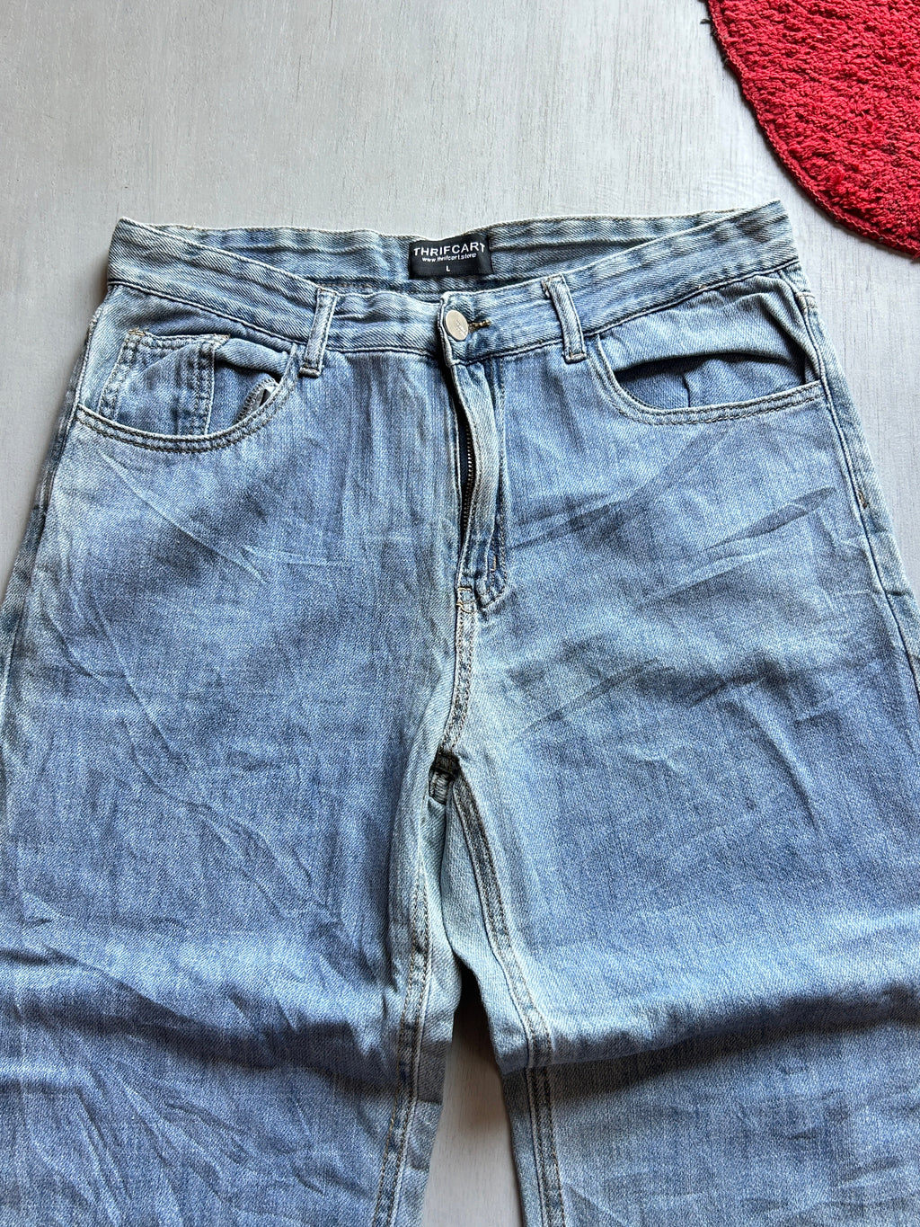 Frost Fade Baggy Denim - (L)