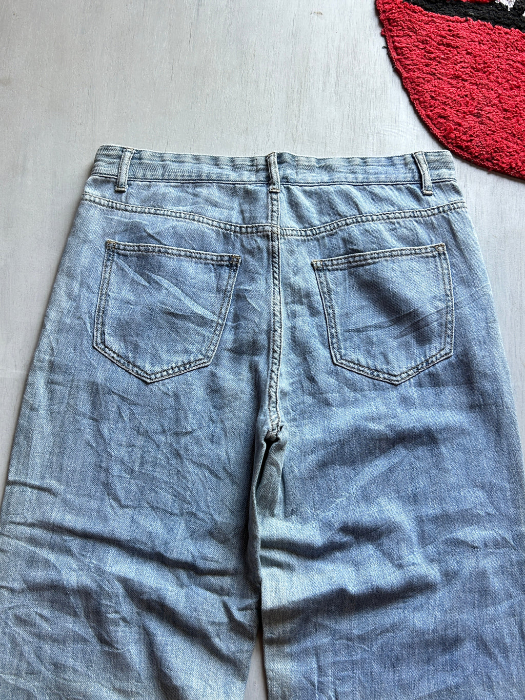 Frost Fade Baggy Denim - (L)