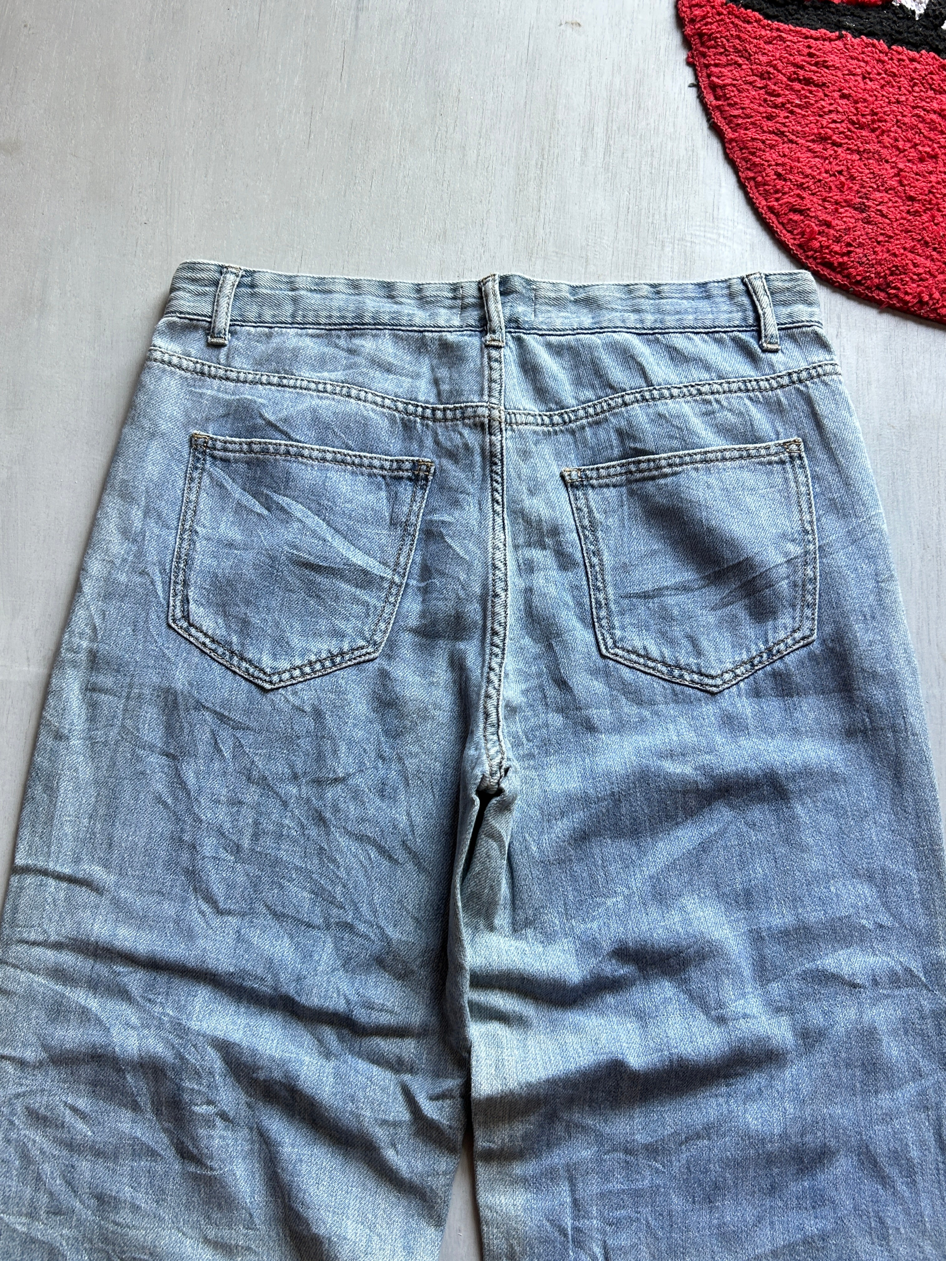 Frost Fade Baggy Denim - (L)